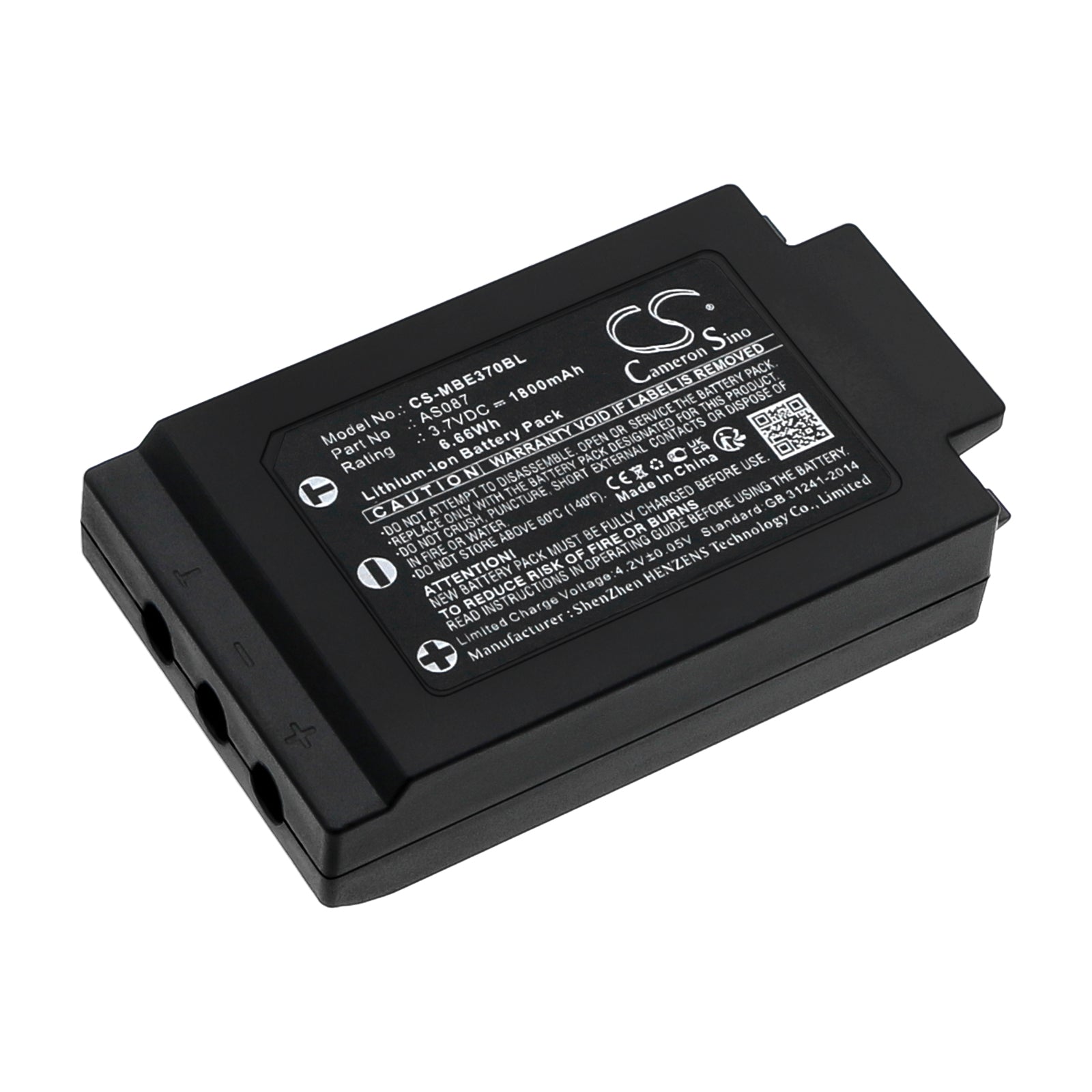 Li-ion, Crane Remote Control Battery fits Imet M880 Ray, Wave2, 3.7V, 1800mAh Crane Remote Control Cameron Sino Technology Limited