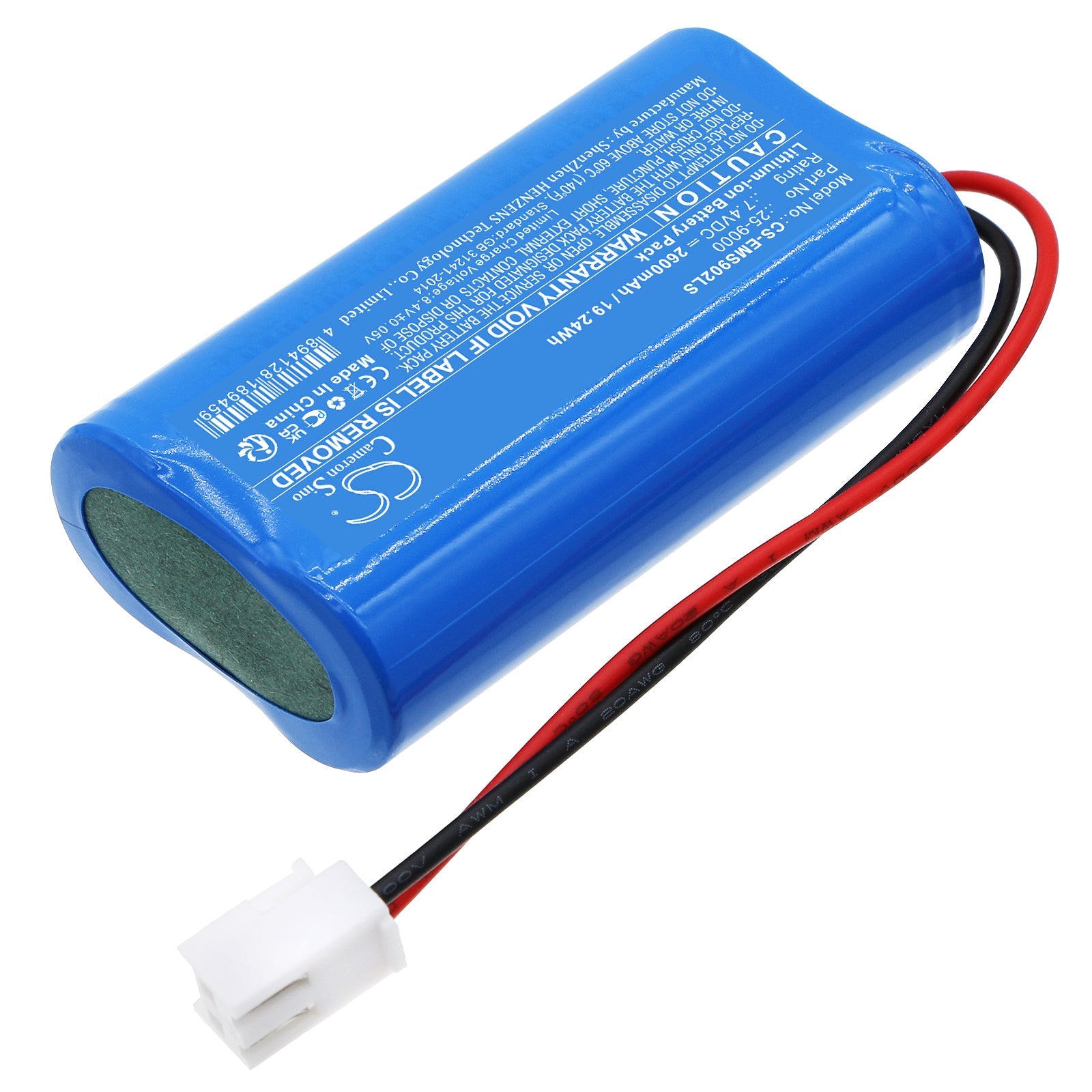 Li-ion, Emergency Lighting Battery fits Satco/nuvo Freedom Emergency Fixture ( 25, 7.4V, 2600mAh Emergency Lighting Cameron Sino Technology Limited