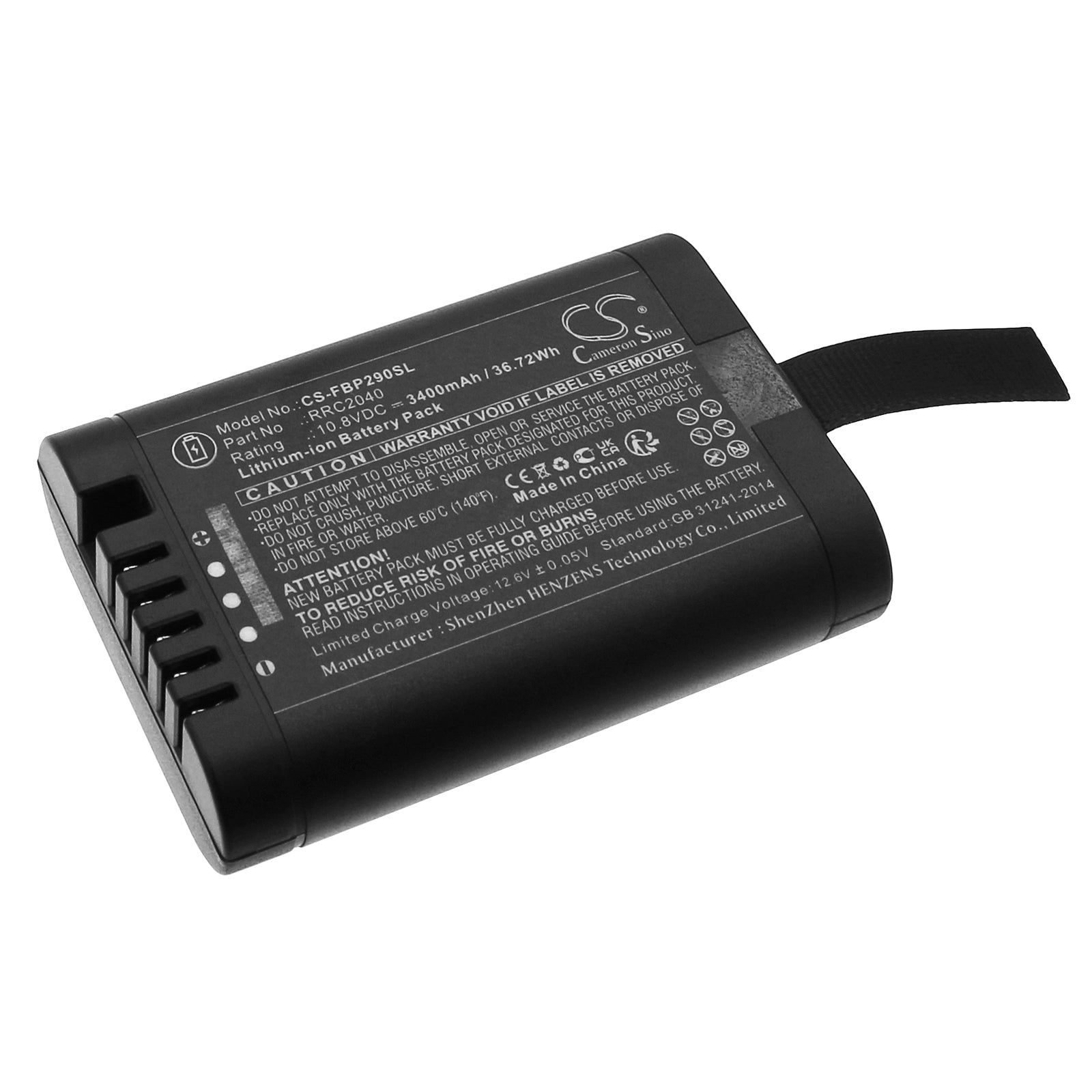 Li-ion, Equipment, Survey, Test Battery fits Noyes Ofl 280 Otdr, Olympus Iplex G, 10.8V, 3400mAh Equipment, Survey, Test Cameron Sino Technology Limited