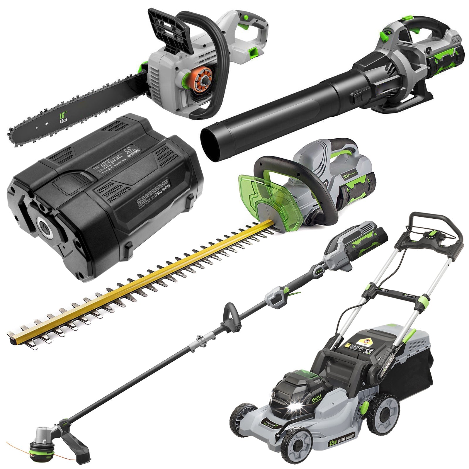 Li-ion, Gardening Tools Battery fits Ego Cs1400, Cs1403, 56.0V, 4000mAh Gardening Tools Cameron Sino Technology Limited