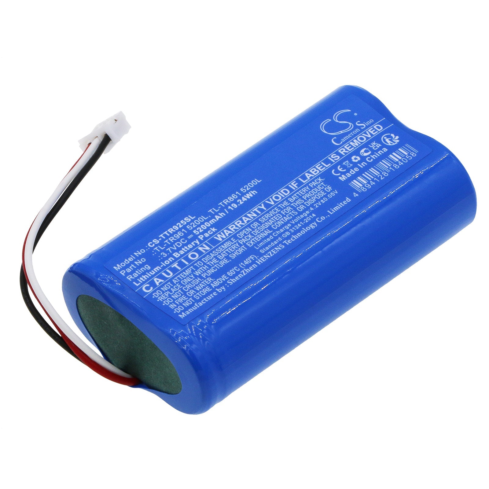 Li-ion, Hotspot Battery fits Tp-link Tl-tr861 5200l, Tl-tr961 5200l, 3.7V, 5200mAh Hotspot Cameron Sino Technology Limited