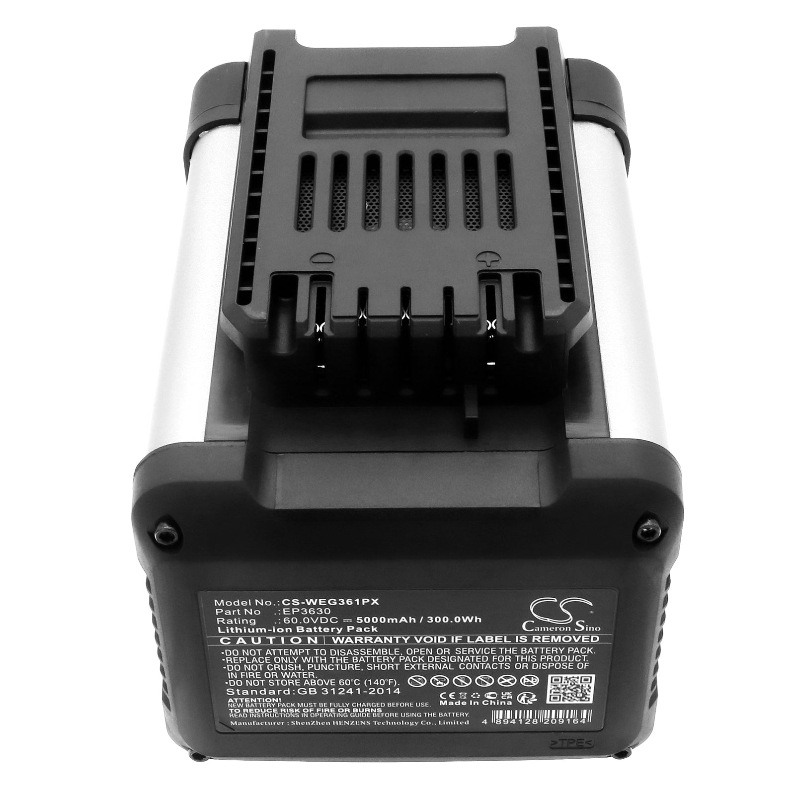 Li-ion, Lawn Mowers Battery fits Enviro , Worx Eg161.9, 60.0V, 5000mAh Lawn Mowers Cameron Sino Technology Limited