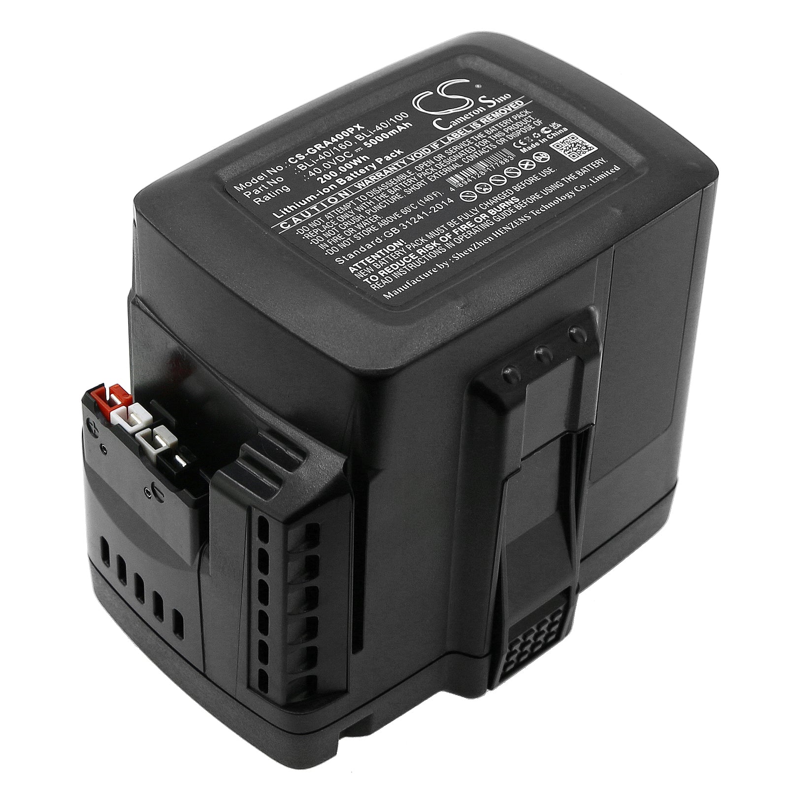 Li-ion, Lawn Mowers Battery fits Gardena 115ihd45, 115il, 40.0V, 5000mAh Lawn Mowers Cameron Sino Technology Limited