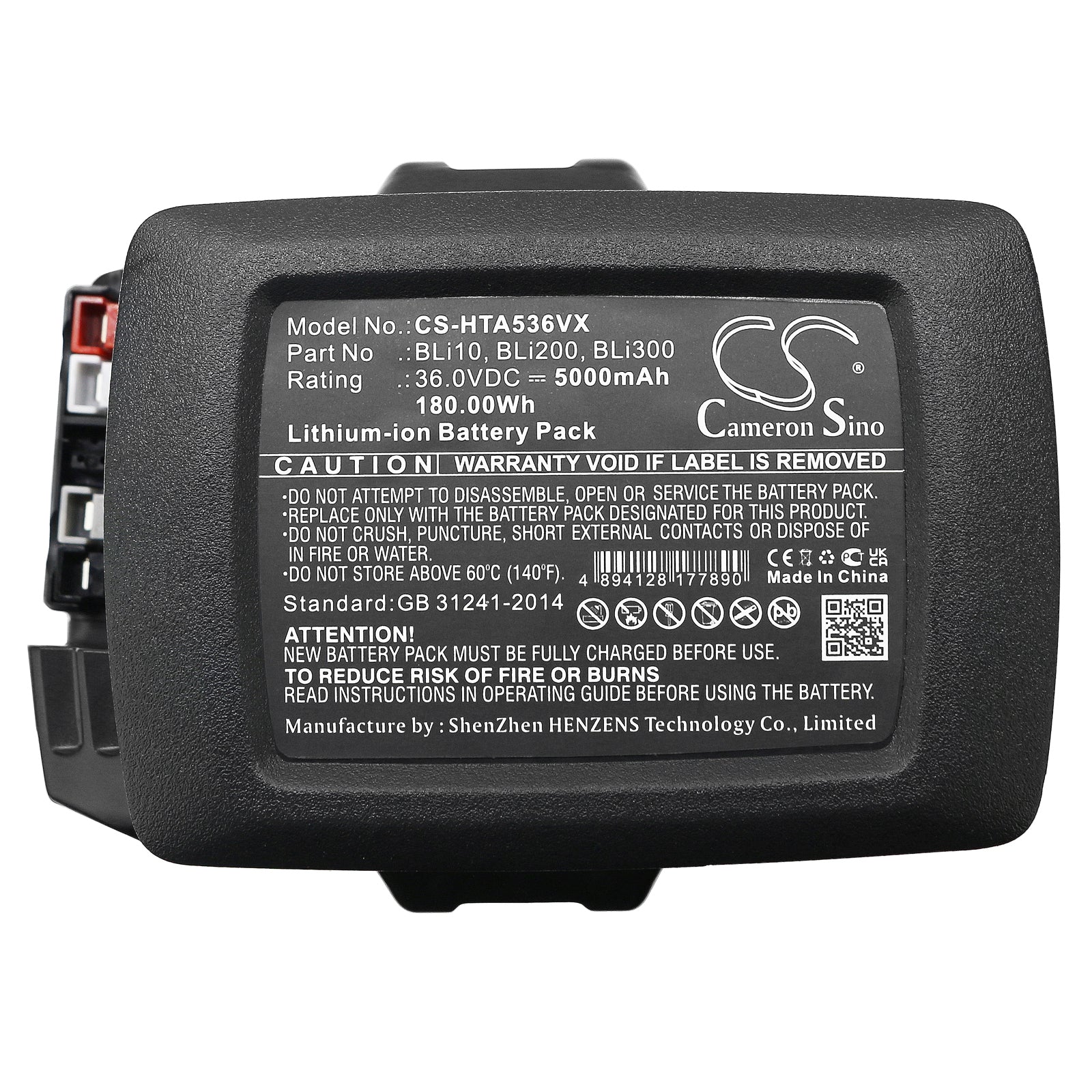 Li-ion, Lawn Mowers Battery fits Husqvarna 110il, 115ihd45, 36.0V, 5000mAh Lawn Mowers Cameron Sino Technology Limited
