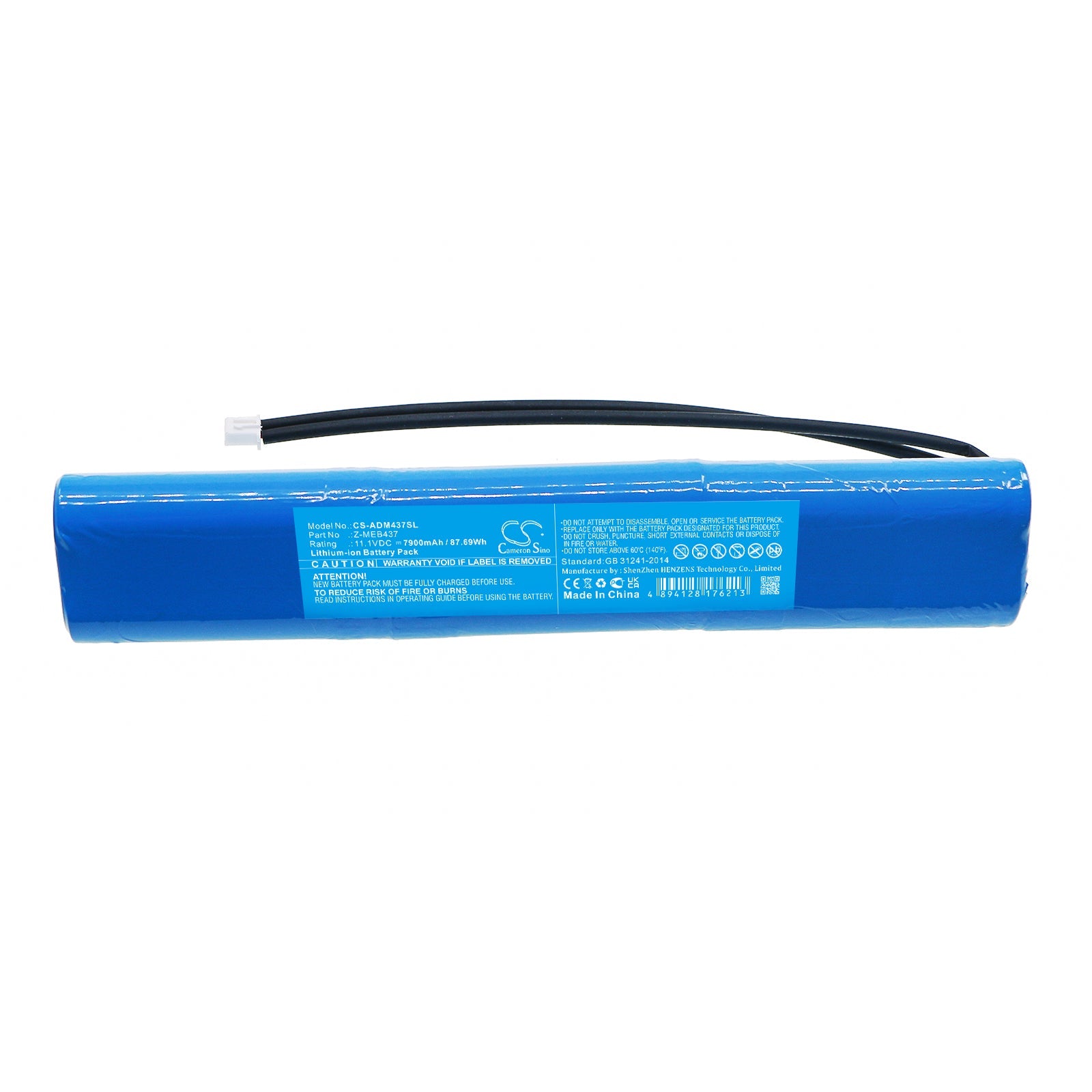 Li-ion, Lighting & Studio Battery fits American Dj Mega Go Bar 50 Rgba, 11.1V, 7900mAh Lighting & Studio Cameron Sino Technology Limited