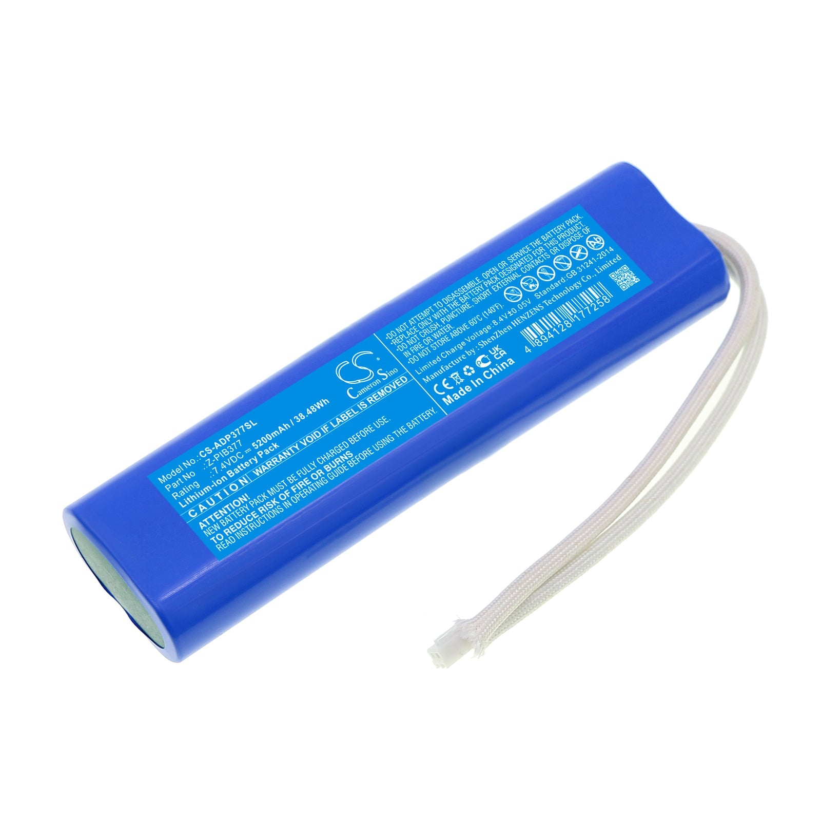 Li-ion, Lighting & Studio Battery fits American Dj Pinpoint Gobo, Pinpoint Gobo Color, 7.4V, 5200mAh Lighting & Studio Cameron Sino Technology Limited