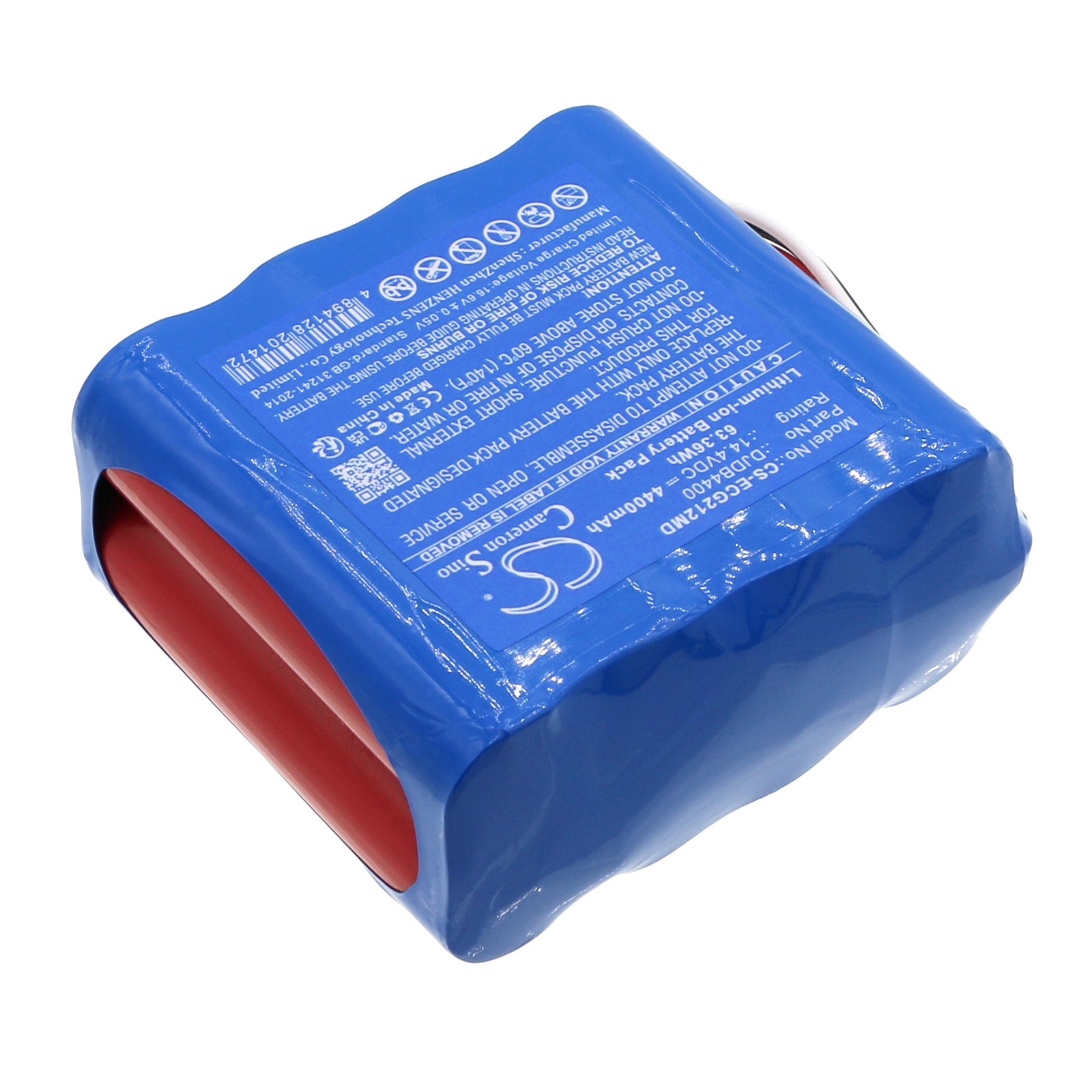 Li-ion, Medical Battery fits Cmics Ecg-1212, 14.4V, 4400mAh Medical Cameron Sino Technology Limited