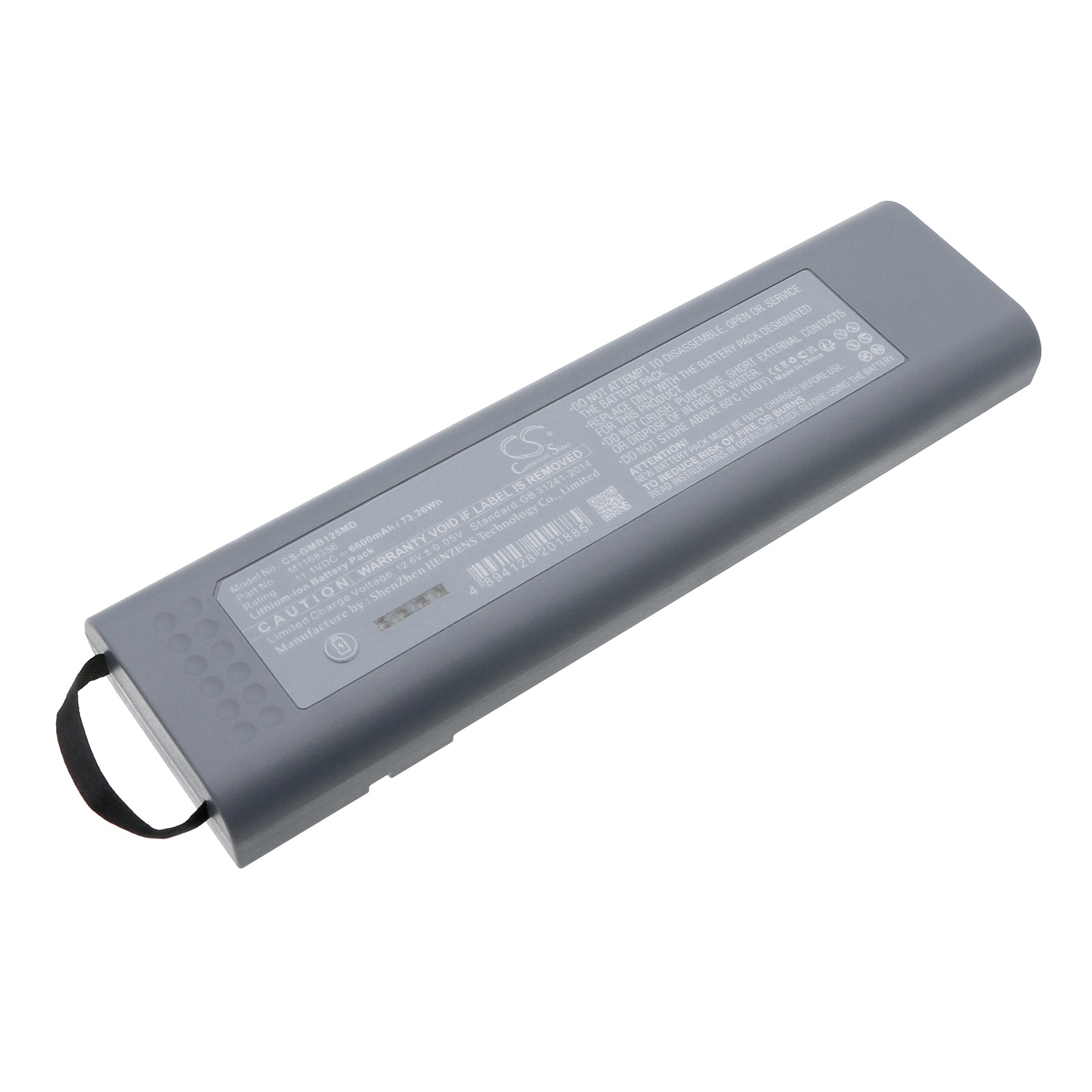 Li-ion, Medical Battery fits Ge B105, B125, 11.1V, 6600mAh Medical Cameron Sino Technology Limited