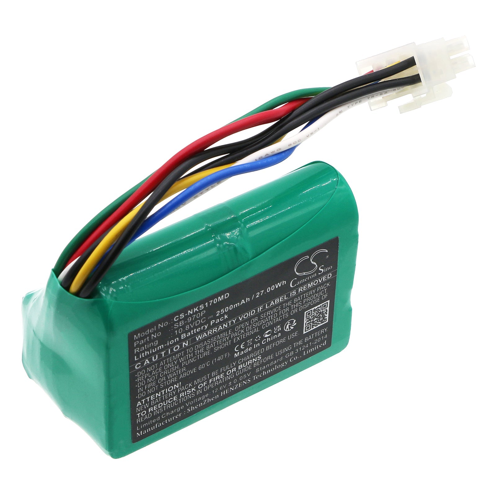 Li-ion, Medical Battery fits Nihon Kohden Csm-1701 Monitor, Csm-1702 Monitor, 10.8V, 2500mAh Medical Cameron Sino Technology Limited