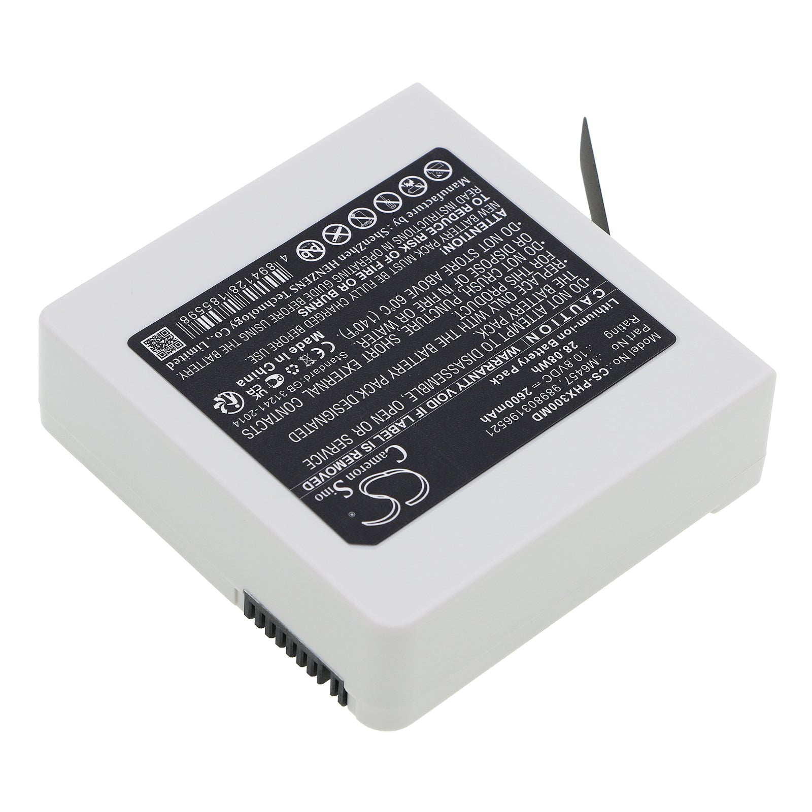 Li-ion, Medical Battery fits Philips 867030, 867033, 10.8V, 2600mAh Medical Cameron Sino Technology Limited