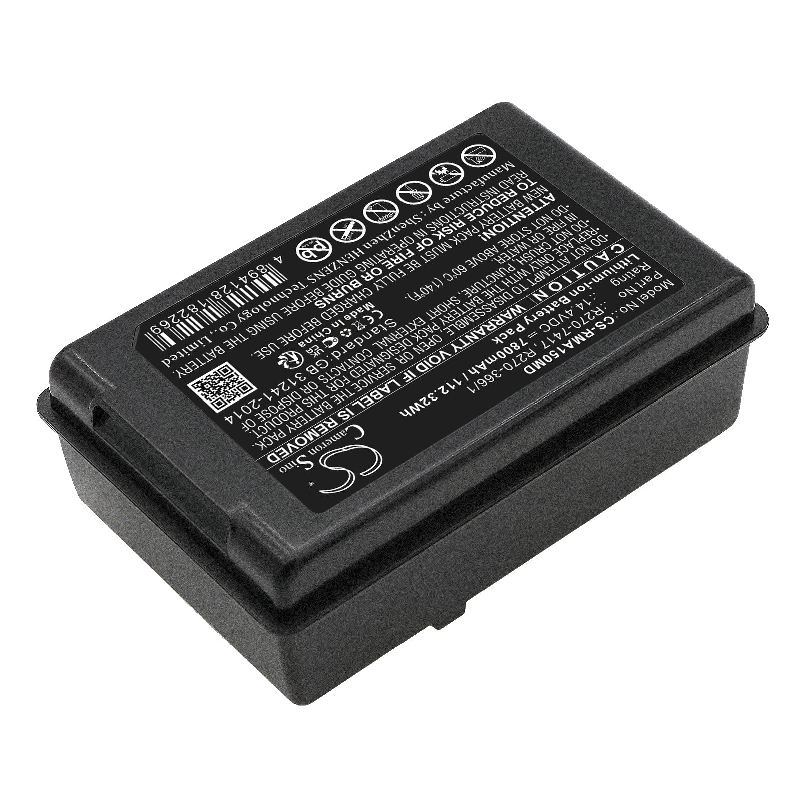 Li-ion, Medical Battery fits Resmed Astral 150 Ventilator Ultralif, 14.4V, 7800mAh Medical Cameron Sino Technology Limited