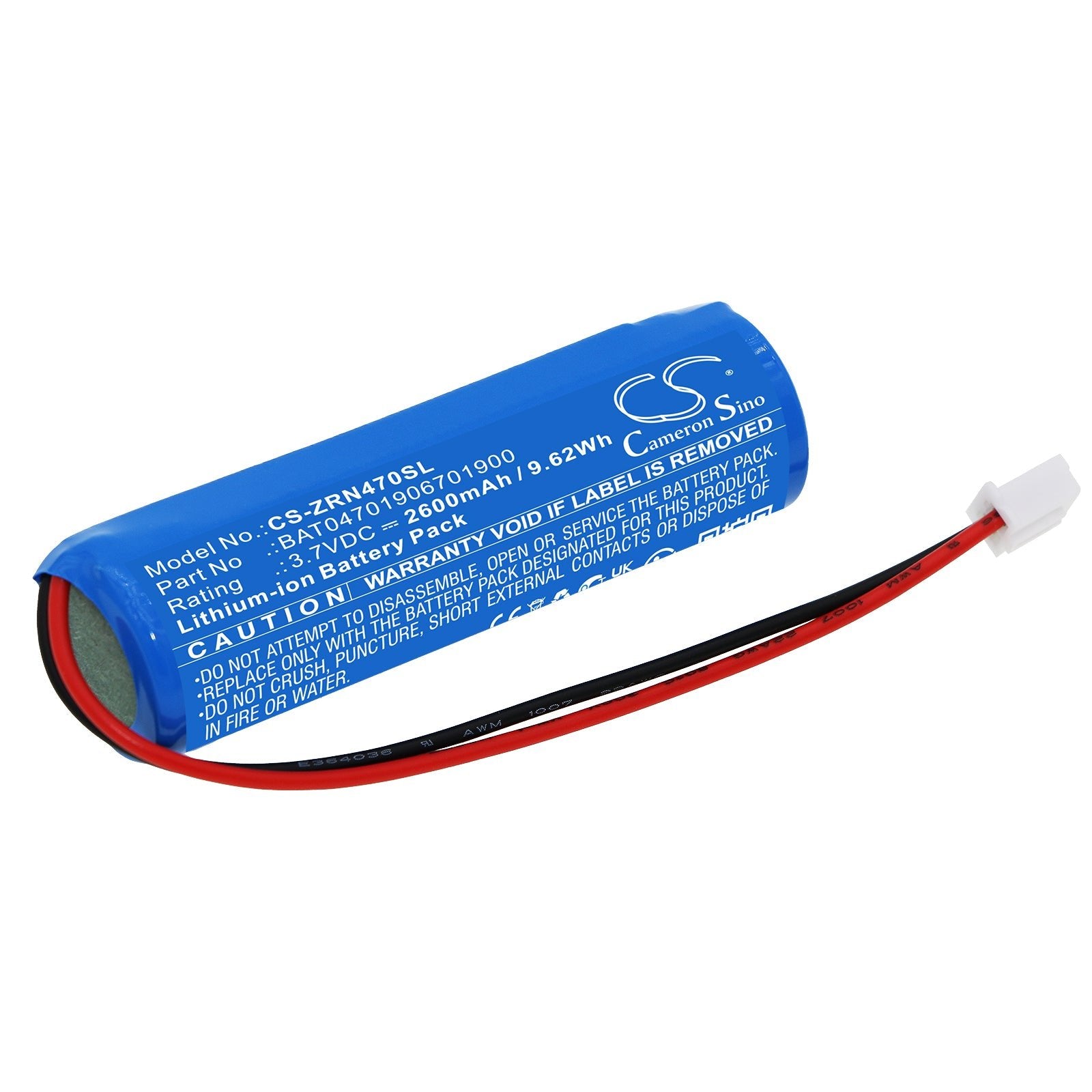 Li-ion, Portable Led Desk Lamp Battery fits Sigor Nudrop, Zafferano Home, 3.7V, 2600mAh Portable Led Desk Lamp Cameron Sino Technology Limited