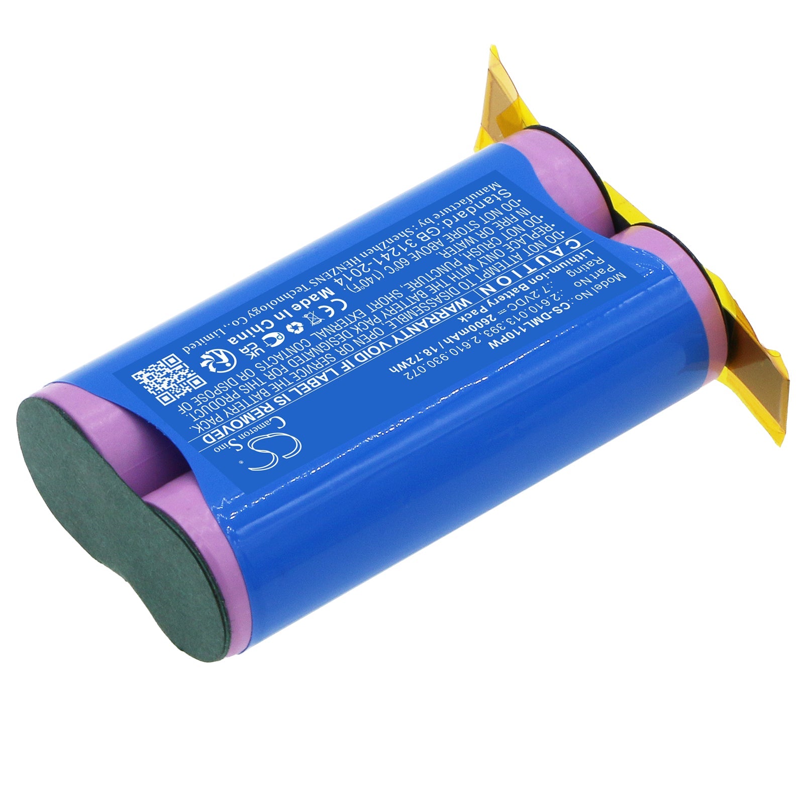 Li-ion, Power Tools Battery fits Dremel 1100-25, 1100li, 7.2V, 2600mAh Power Tools Cameron Sino Technology Limited