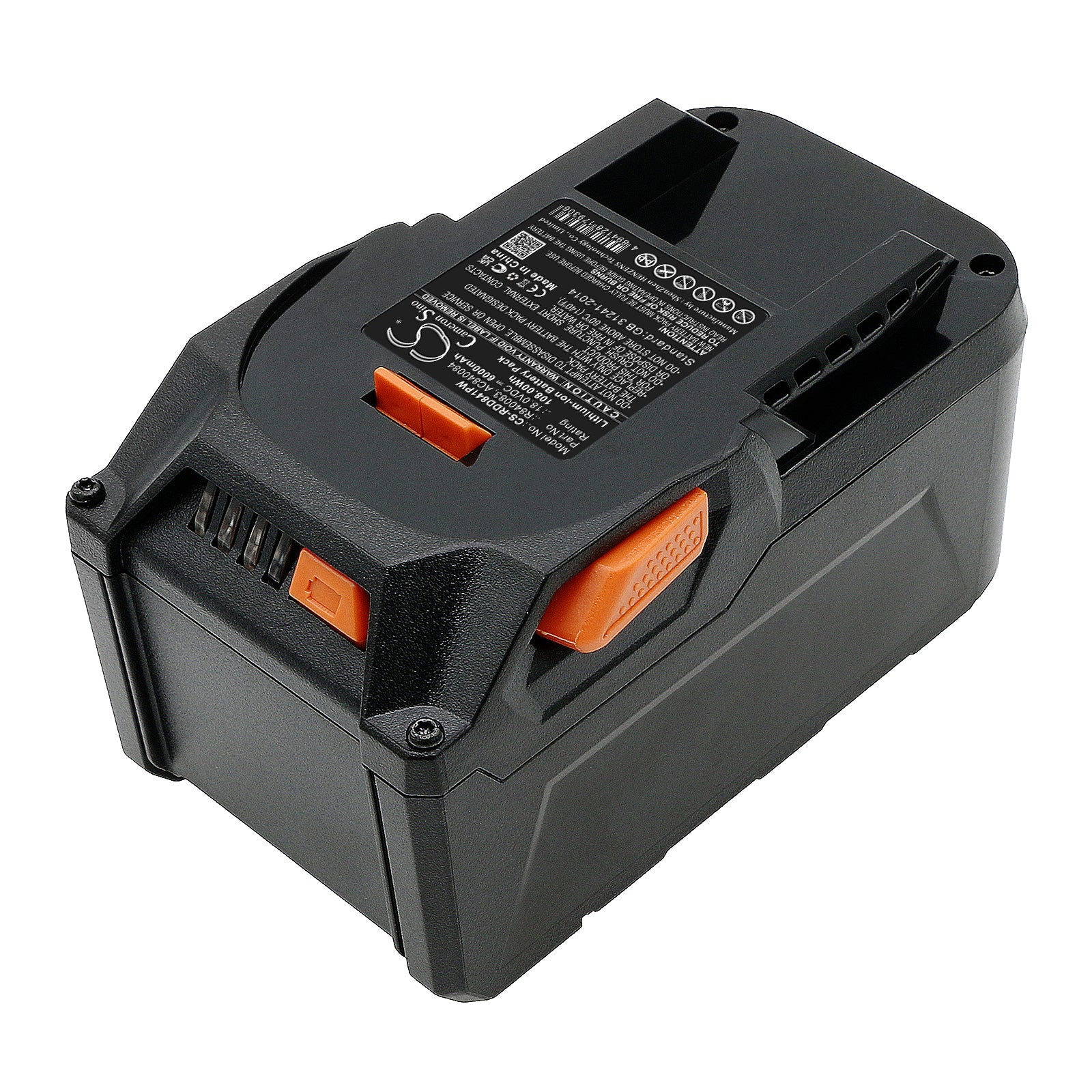 Li-ion, Power Tools Battery fits Ridgid 130383001, 130383025, 18.0V, 6000mAh Power Tools Cameron Sino Technology Limited
