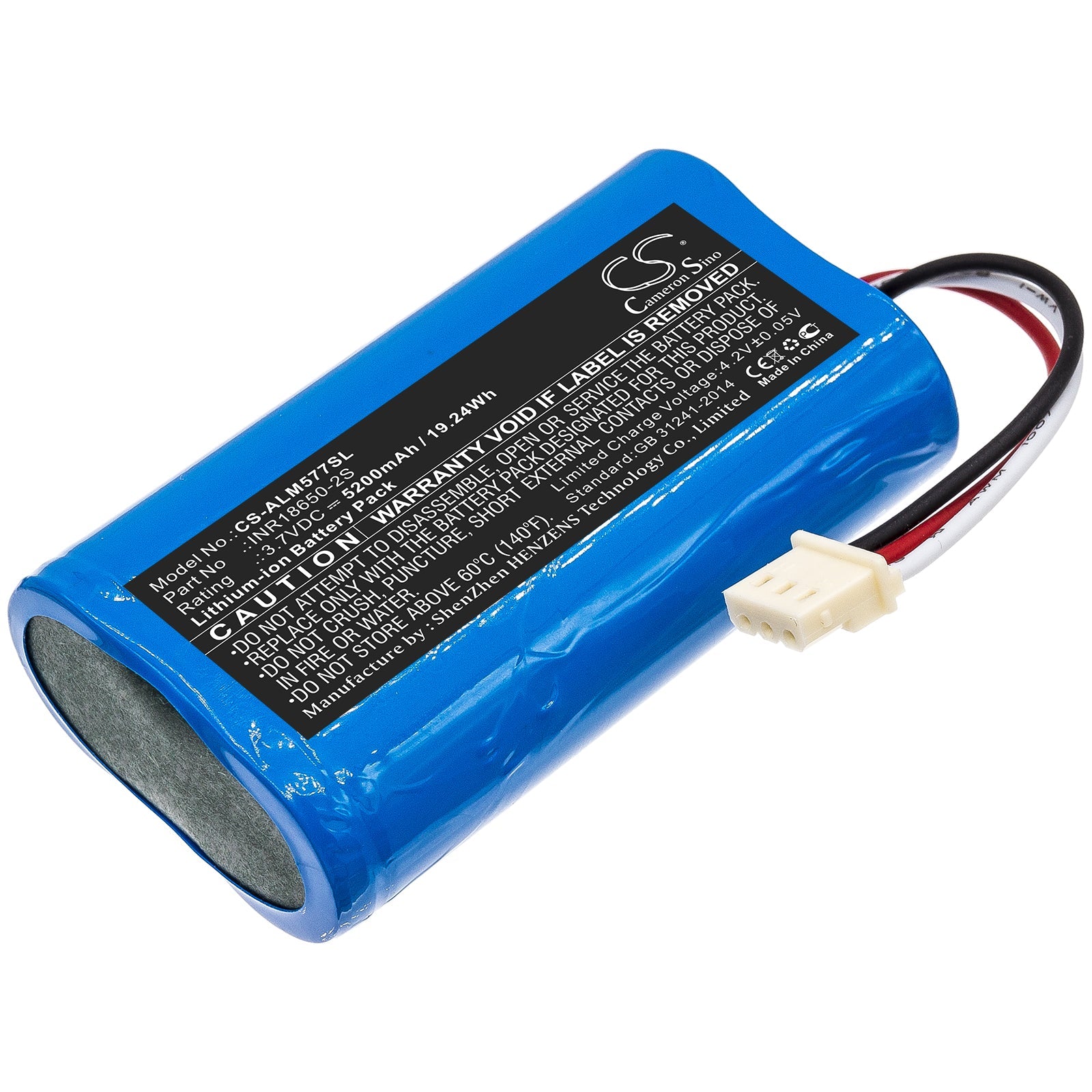 Li-ion Speaker Battery fits Altec Lansing, Imw577, Imw577-ab 3.7V, 5200mAh Speaker Cameron Sino Technology Limited