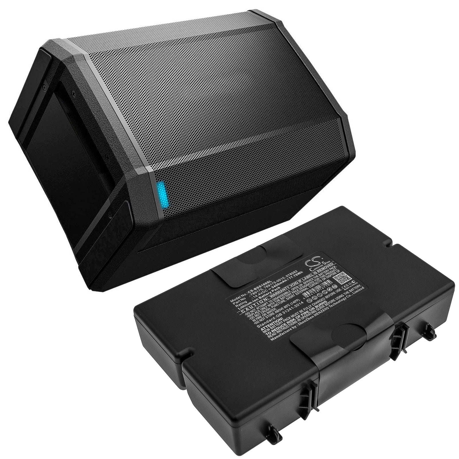 Li-ion Speaker Battery fits Bose, S1 Pro, S1 Pro Multi-position Pa System, S1 Pro System 14.4V, 5400mAh Speaker Cameron Sino Technology Limited