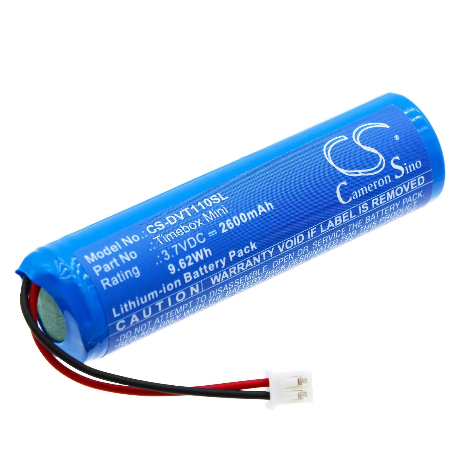 Li-ion, Speaker Battery fits Divoom Timebox Mini, Timebox-mini, 3.7V, 2600mAh Speaker Cameron Sino Technology Limited