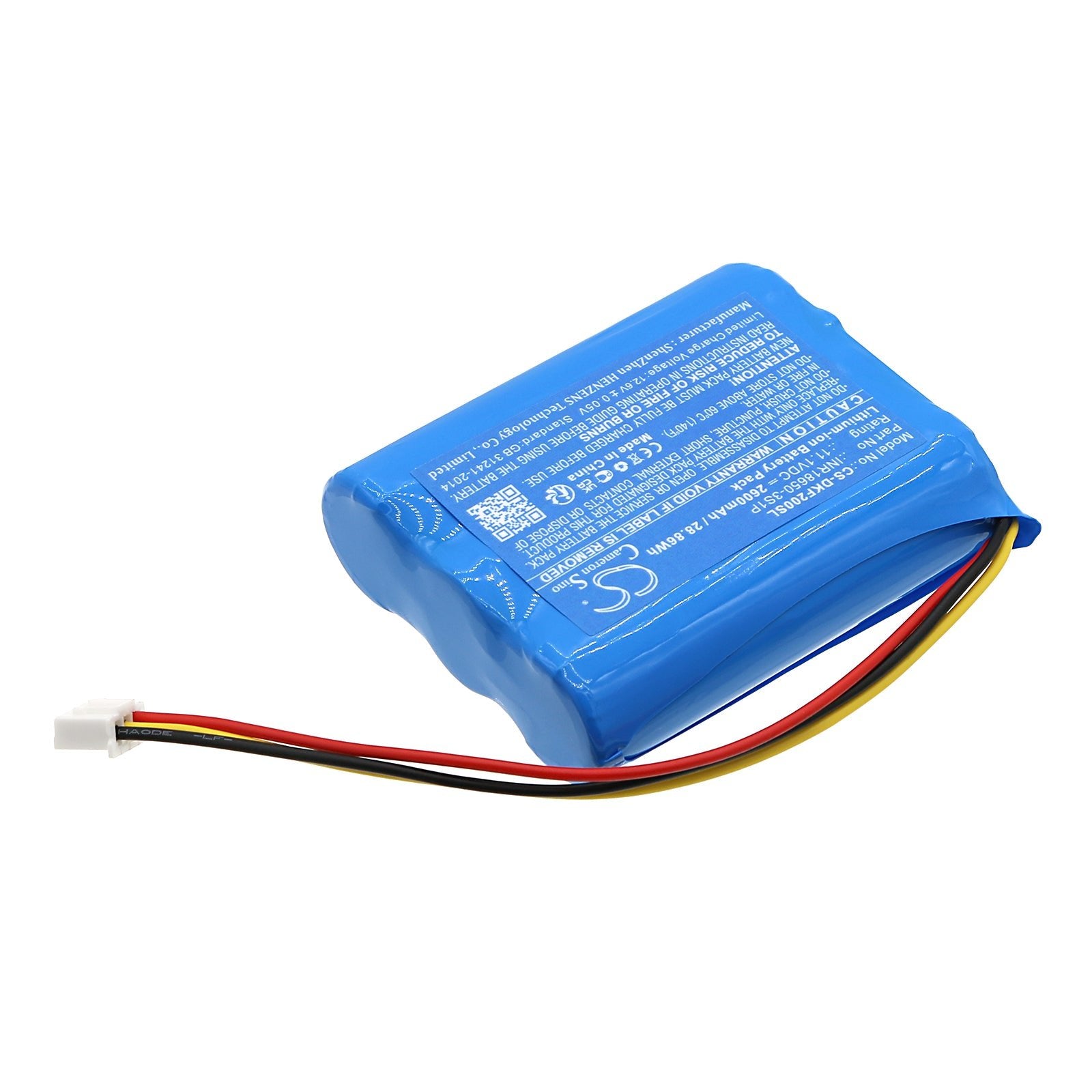 Li-ion, Speaker Battery fits Dockin D Fine, D Fine 2, 11.1V, 2600mAh Speaker Cameron Sino Technology Limited