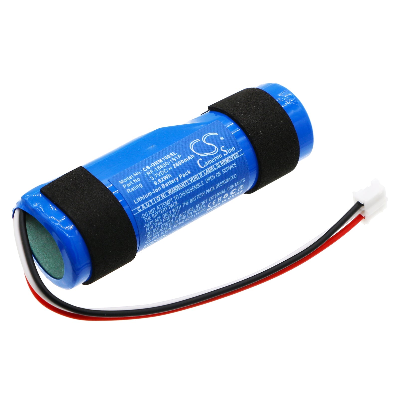 Li-ion, Speaker Battery fits Groove Onn Aagry100076371, Rugged Sm, 3.7V, 2600mAh Speaker Cameron Sino Technology Limited