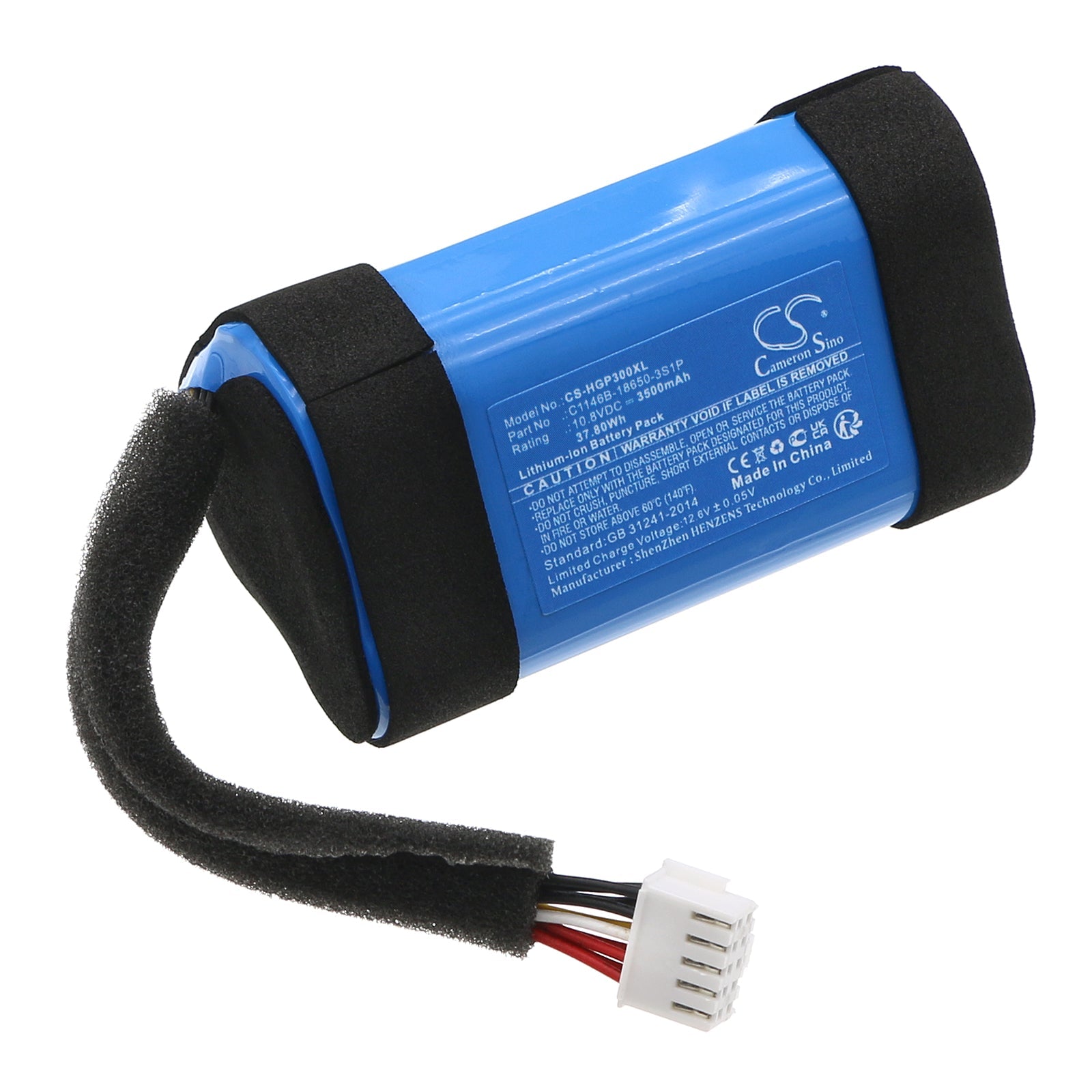 Li-ion, Speaker Battery fits Harman/kardon Go + Play 3, 10.8V, 3500mAh Speaker Cameron Sino Technology Limited