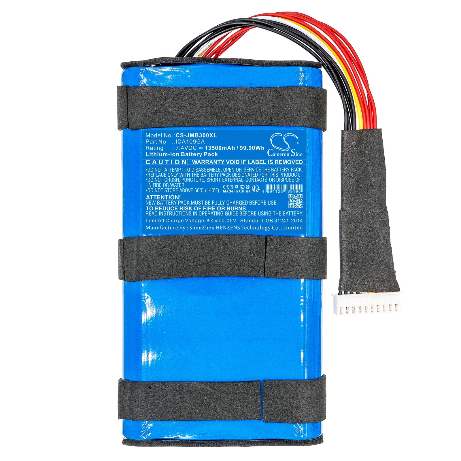 Li-ion, Speaker Battery fits Jbl Boombox 3, Ica068ga, 7.4V, 13500mAh Speaker Cameron Sino Technology Limited