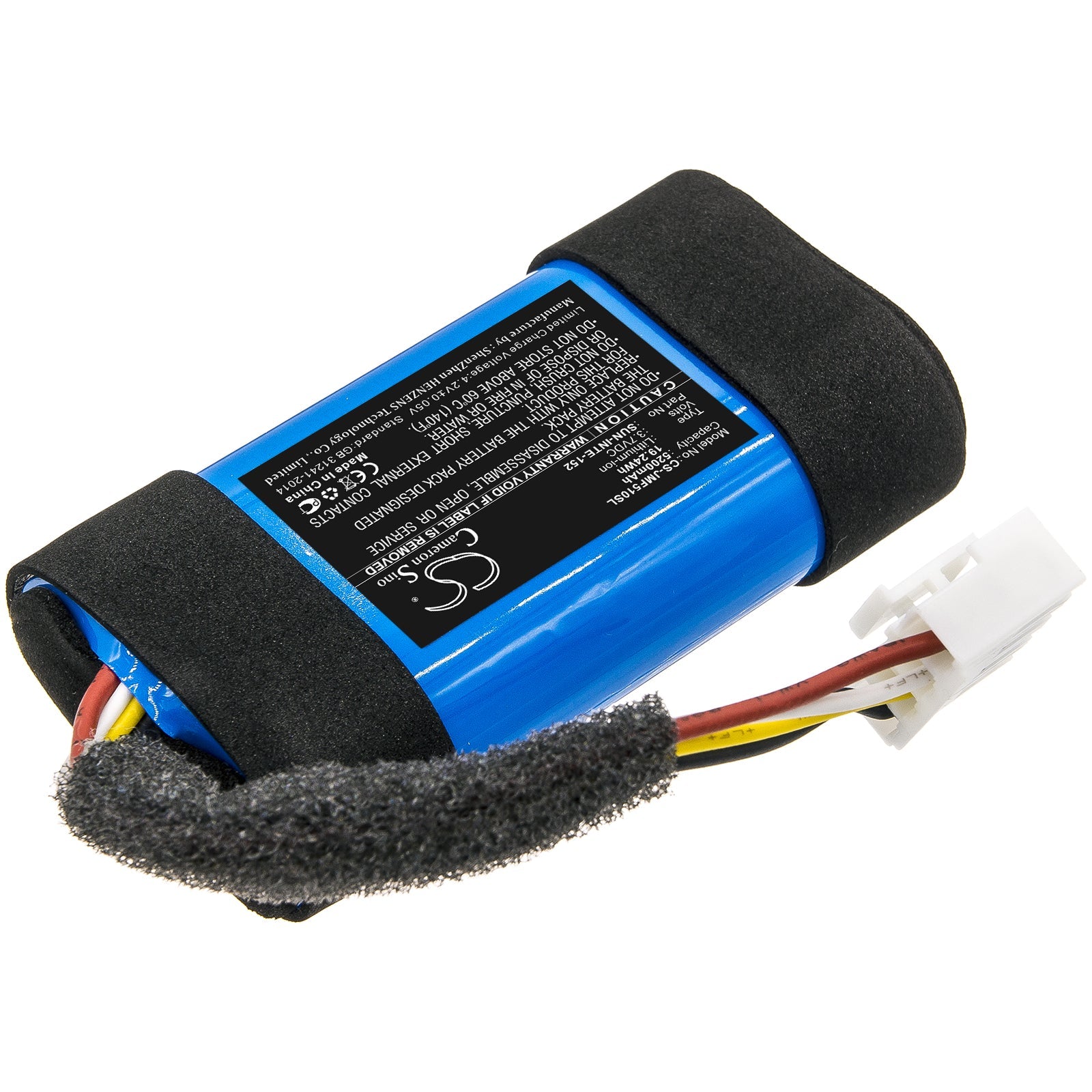 Li-ion Speaker Battery fits Jbl, Sun-inte-152 3.7V, 5200mAh Speaker Cameron Sino Technology Limited