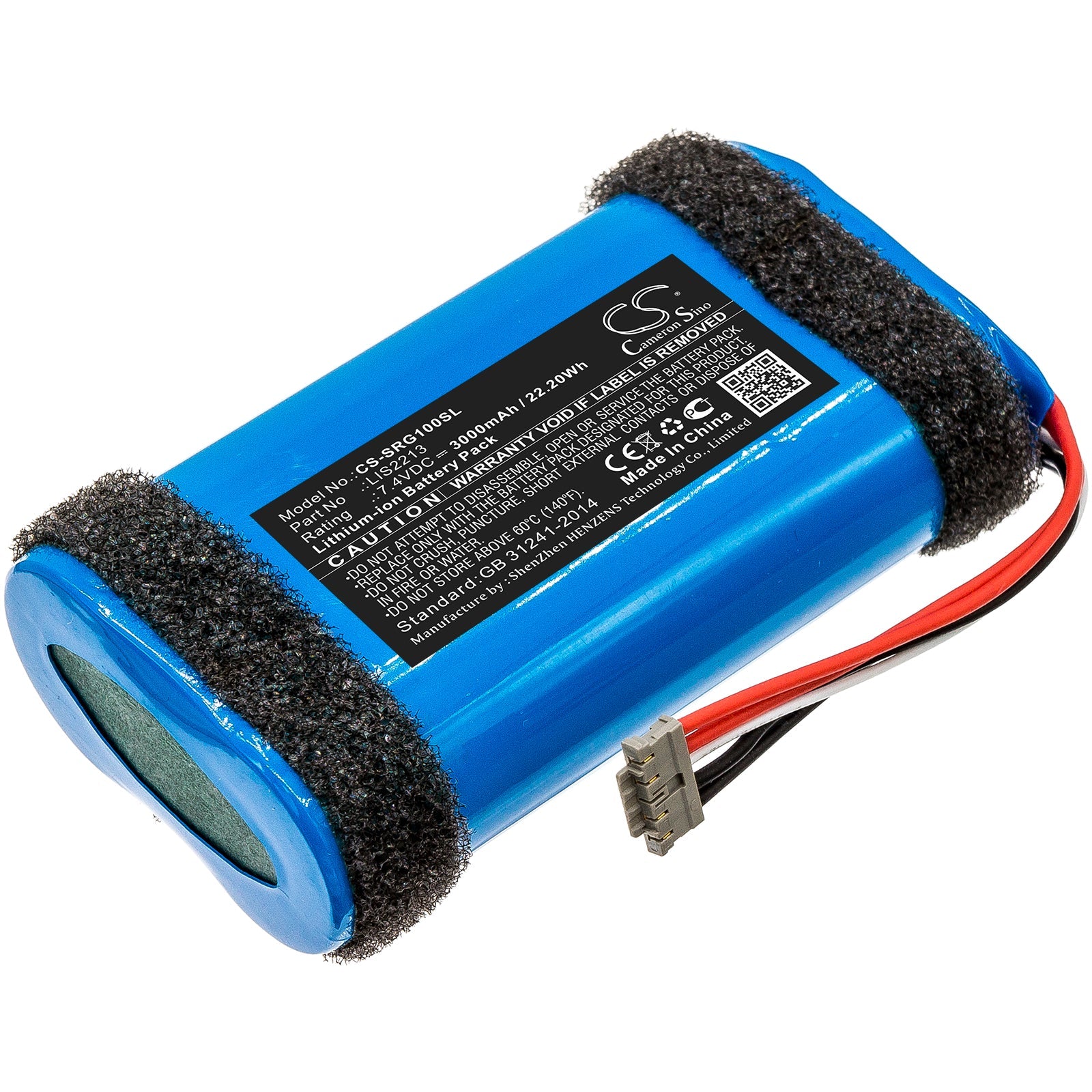Li-ion Speaker Battery fits Sony, Srs-hg1, Srs-hg110, Srs-hg2 7.4V, 3000mAh Speaker Cameron Sino Technology Limited