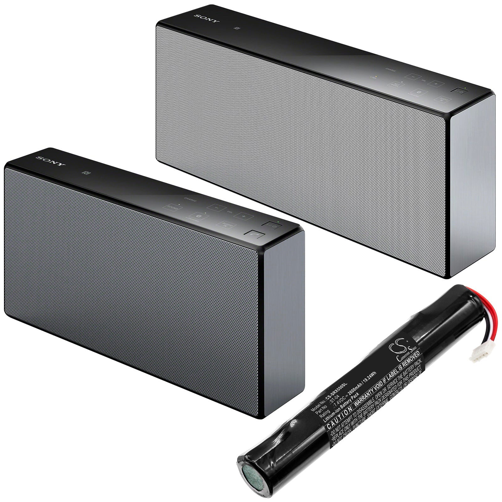 Li-ion Speaker Battery fits Sony, Srs-x55, Srs-x77 7.4V, 2600mAh Speaker Cameron Sino Technology Limited