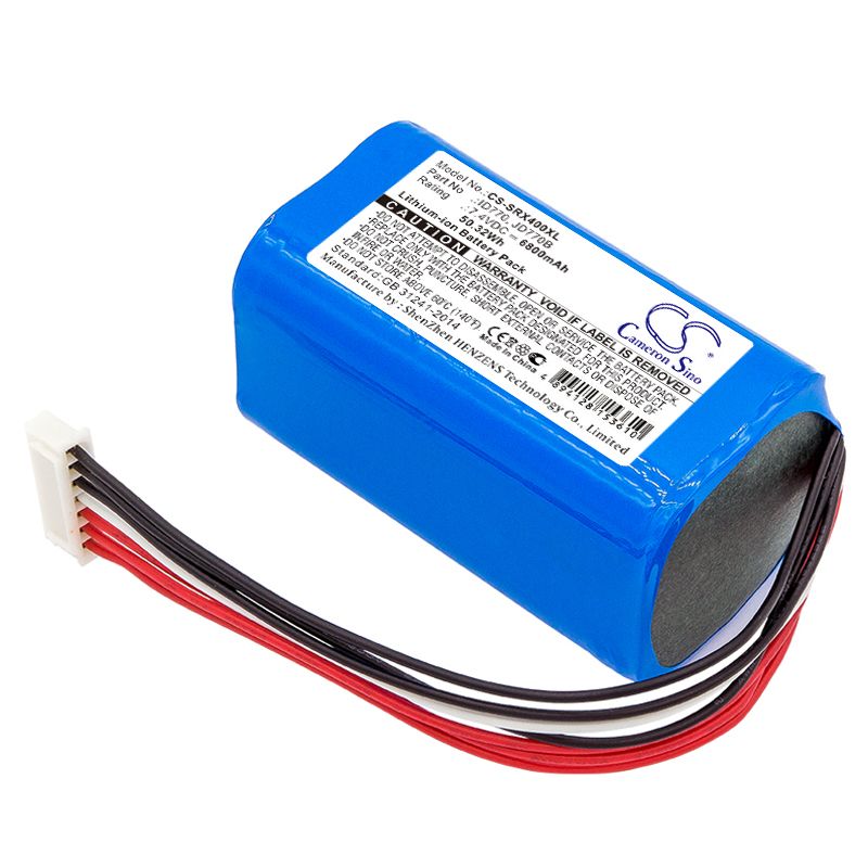 Li-ion Speaker Battery fits Sony, Srs-xb40 7.4V, 6800mAh Speaker Cameron Sino Technology Limited
