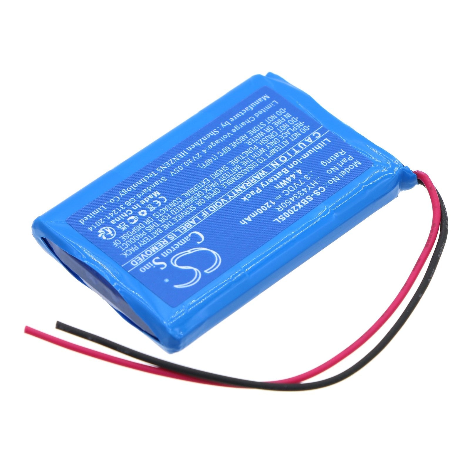 Li-ion, Speaker Battery fits Swisstone Bx200, 3.7V, 1200mAh Speaker Cameron Sino Technology Limited