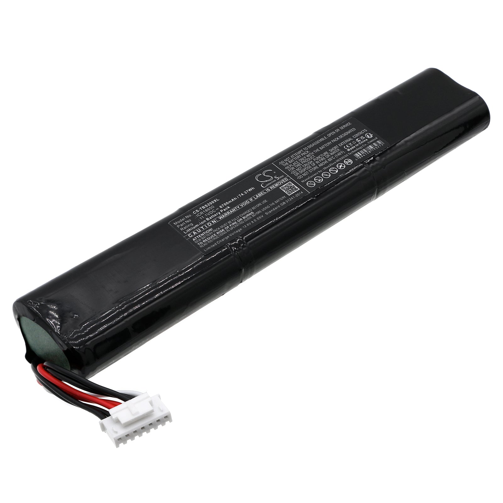 Li-ion, Speaker Battery fits Teufel Boomster 2020, 11.1V, 6700mAh Speaker Cameron Sino Technology Limited