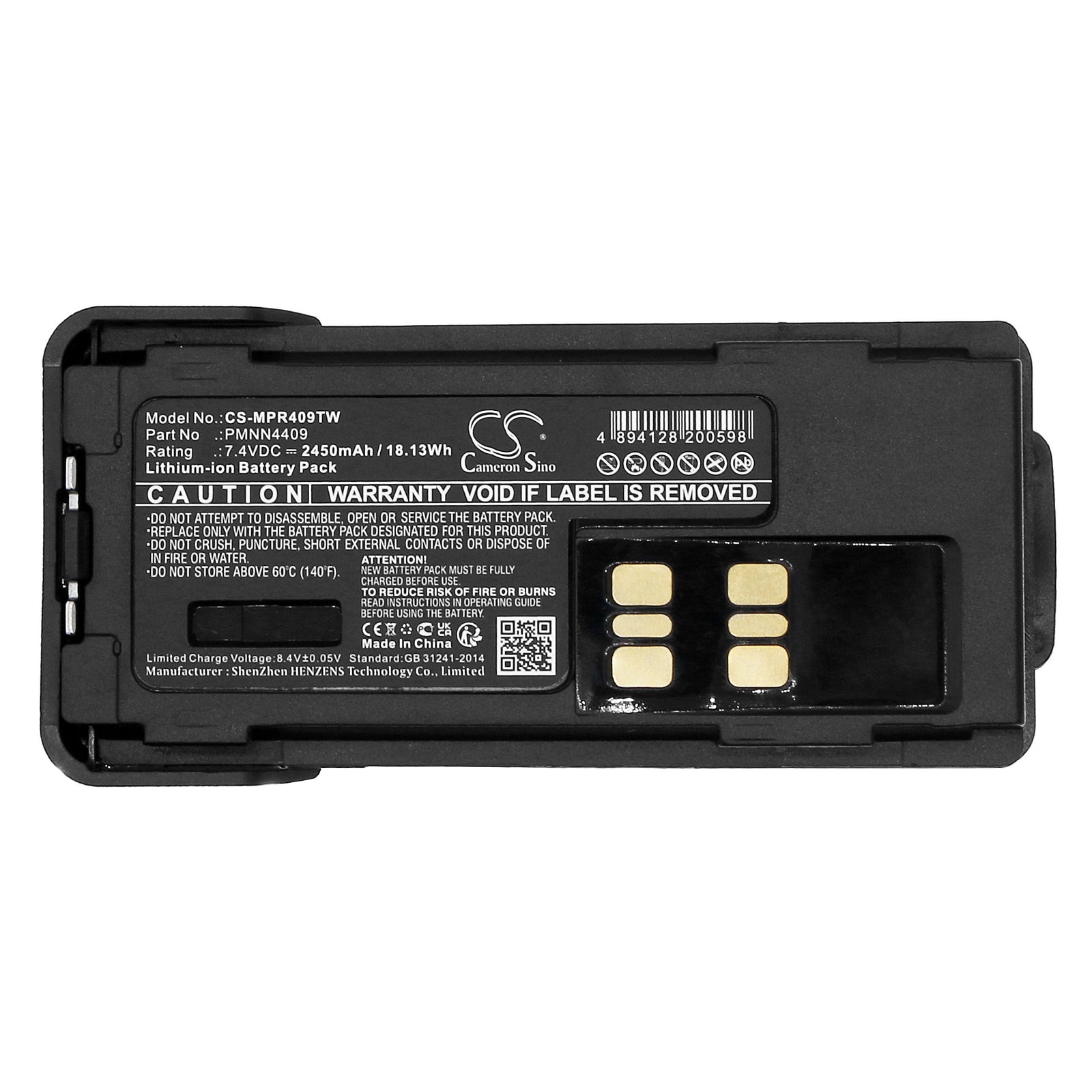 Li-ion, Two-Way Radio Battery fits Motorola Apx2000, Apx3000, 7.4V, 2450mAh Two-Way Radio Cameron Sino Technology Limited