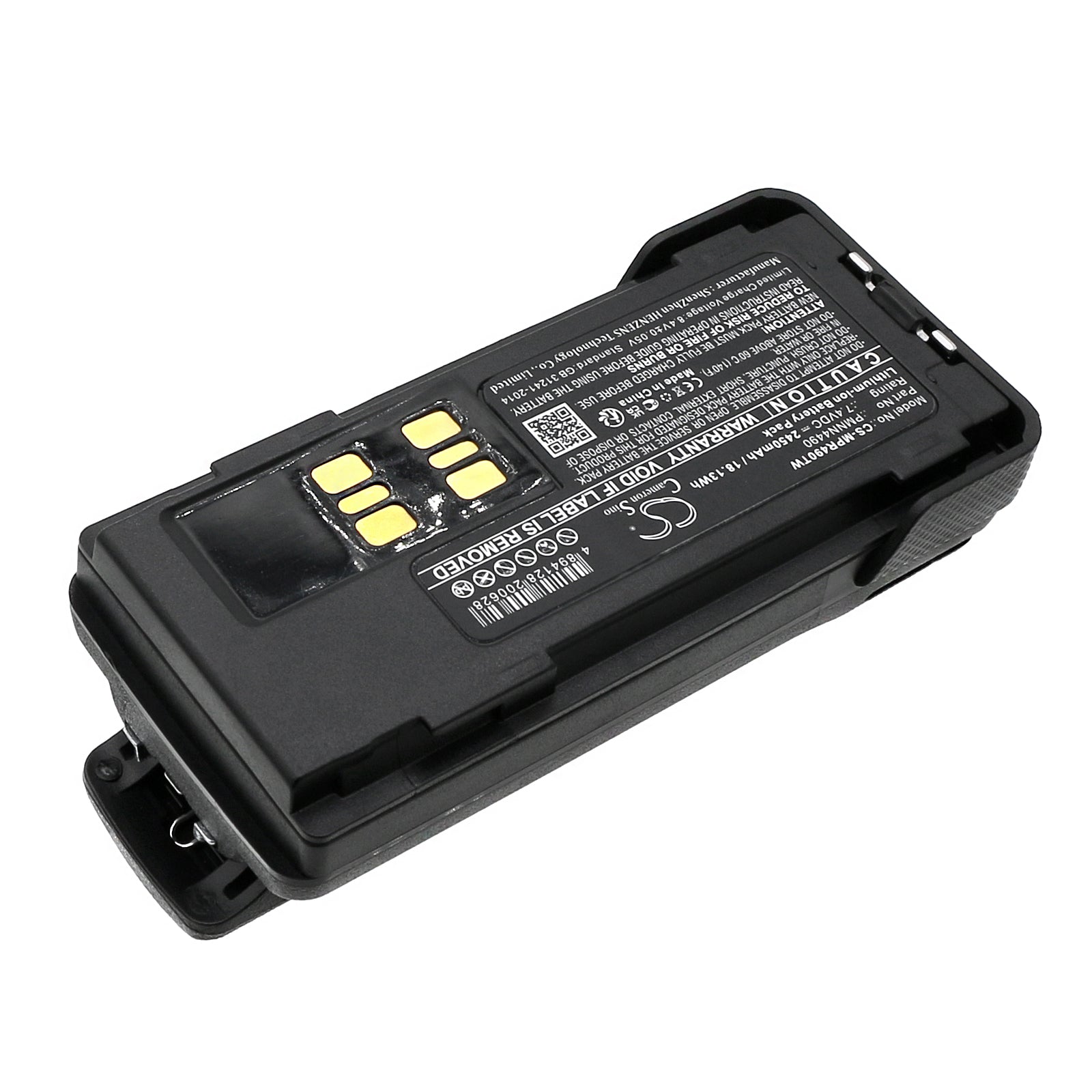 Li-ion, Two-Way Radio Battery fits Motorola Dep550e, Dep570, 7.4V, 2450mAh Two-Way Radio Cameron Sino Technology Limited
