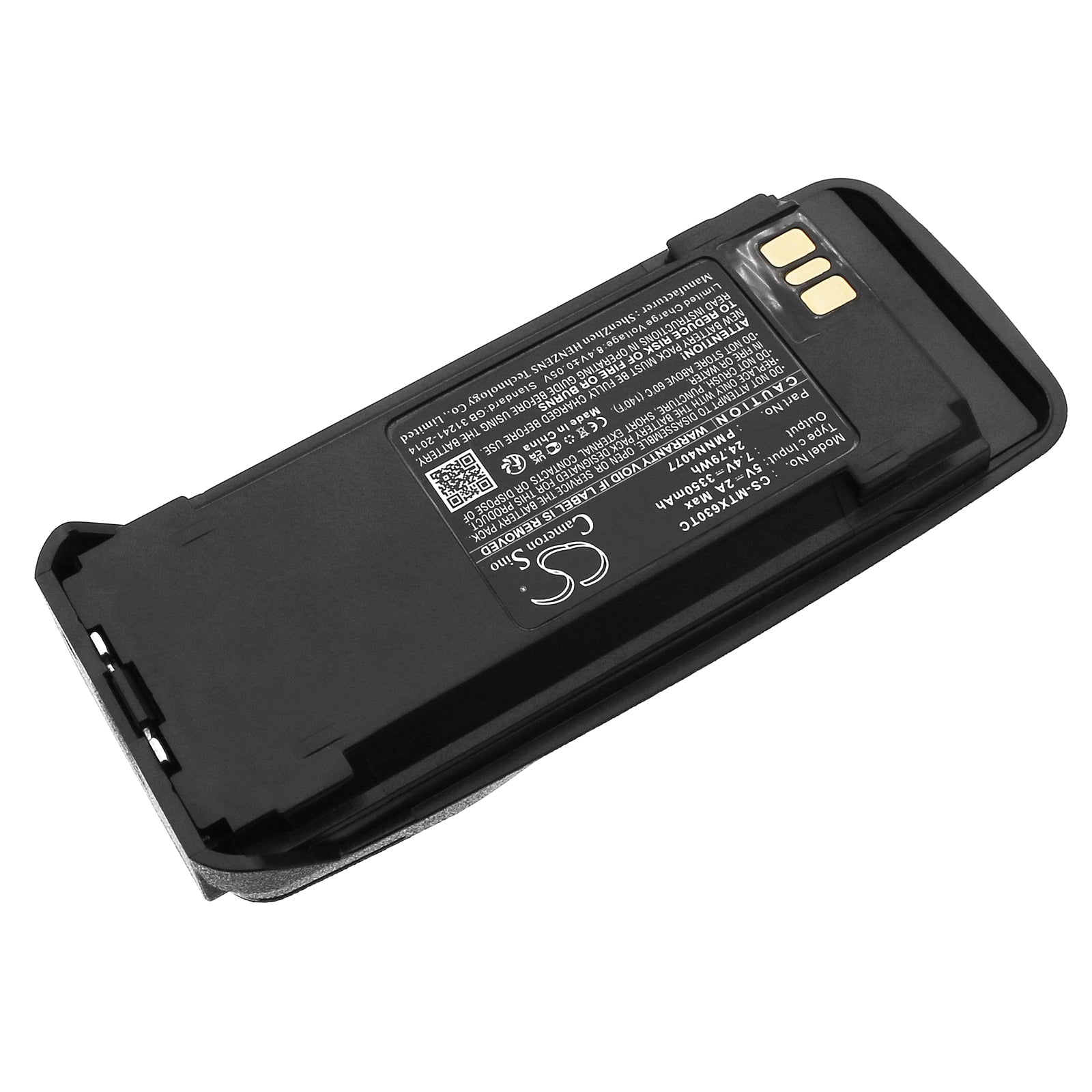 Li-ion, Two-Way Radio Battery fits Vertex Vxd720, Motorola Dgp4150, 7.4V, 3350mAh Two-Way Radio Cameron Sino Technology Limited