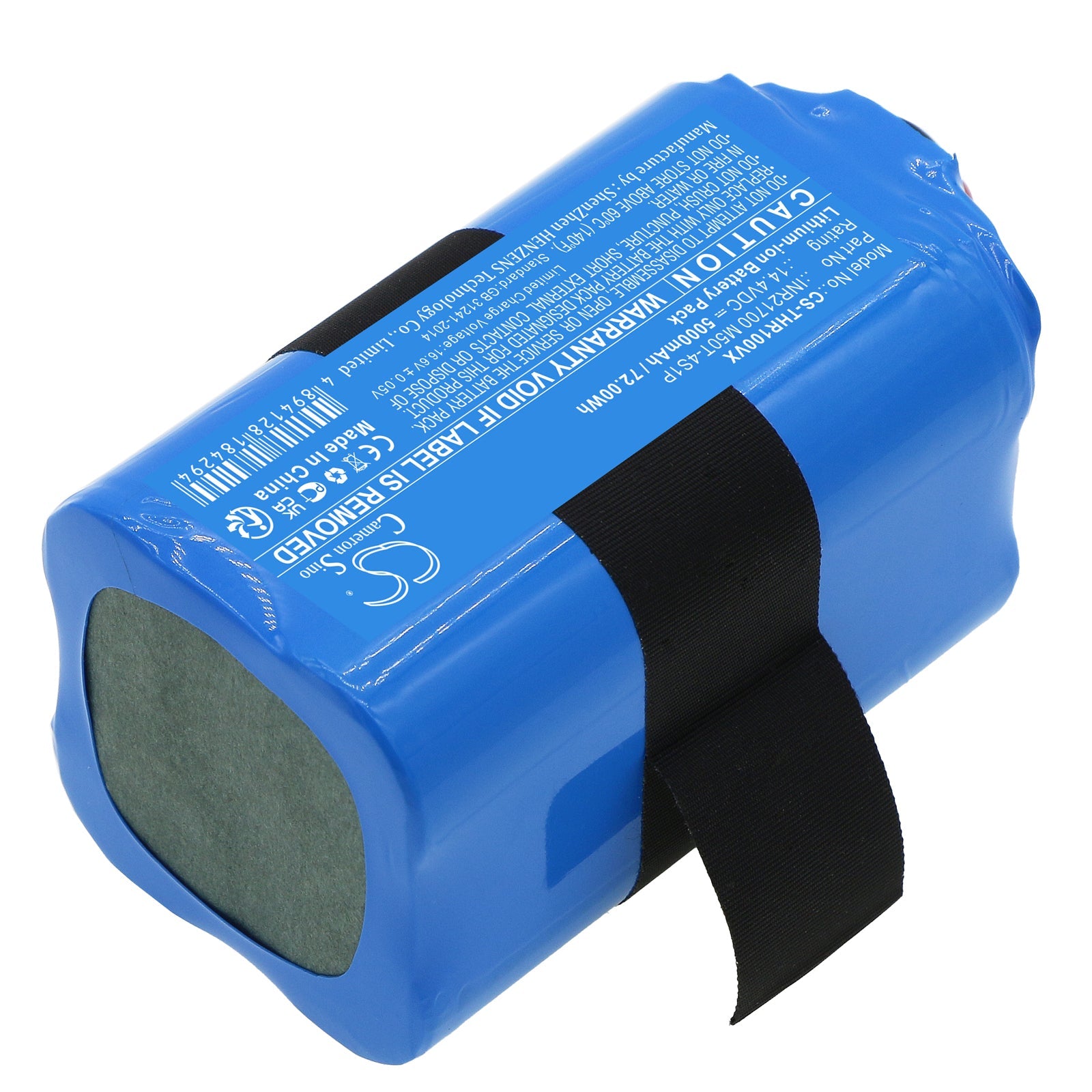 Li-ion, Vacuum Battery fits 360 Qh100003, S10, 14.4V, 5000mAh Vacuum Cameron Sino Technology Limited