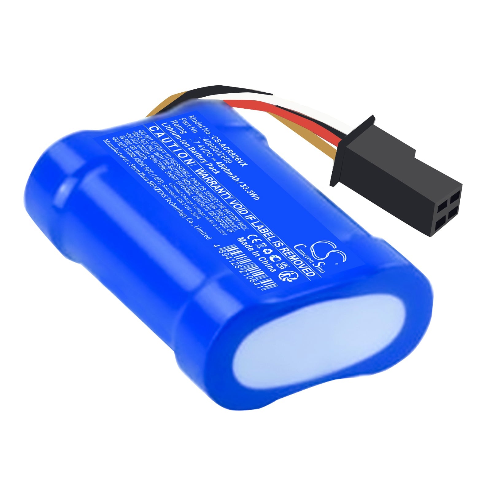 Li-ion, Vacuum Battery fits Aeg Rx9-2-6ibm, Electrolux Pi92-6dgm, 7.4V, 4500mAh Vacuum Cameron Sino Technology Limited
