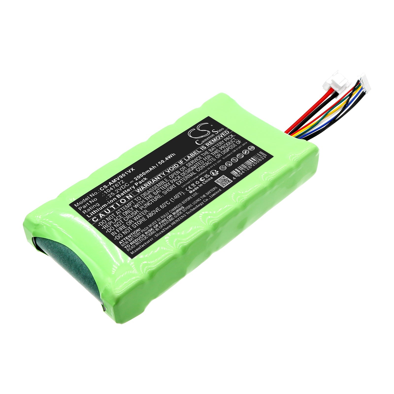 Li-ion, Vacuum Battery fits Amica Vm 9001, 25.2V, 2000mAh Vacuum Cameron Sino Technology Limited