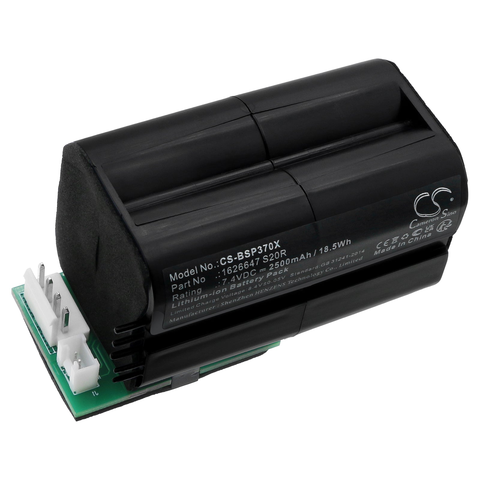 Li-ion, Vacuum Battery fits Bissell 3180+, 3181+, 7.4V, 2500mAh Vacuum Cameron Sino Technology Limited