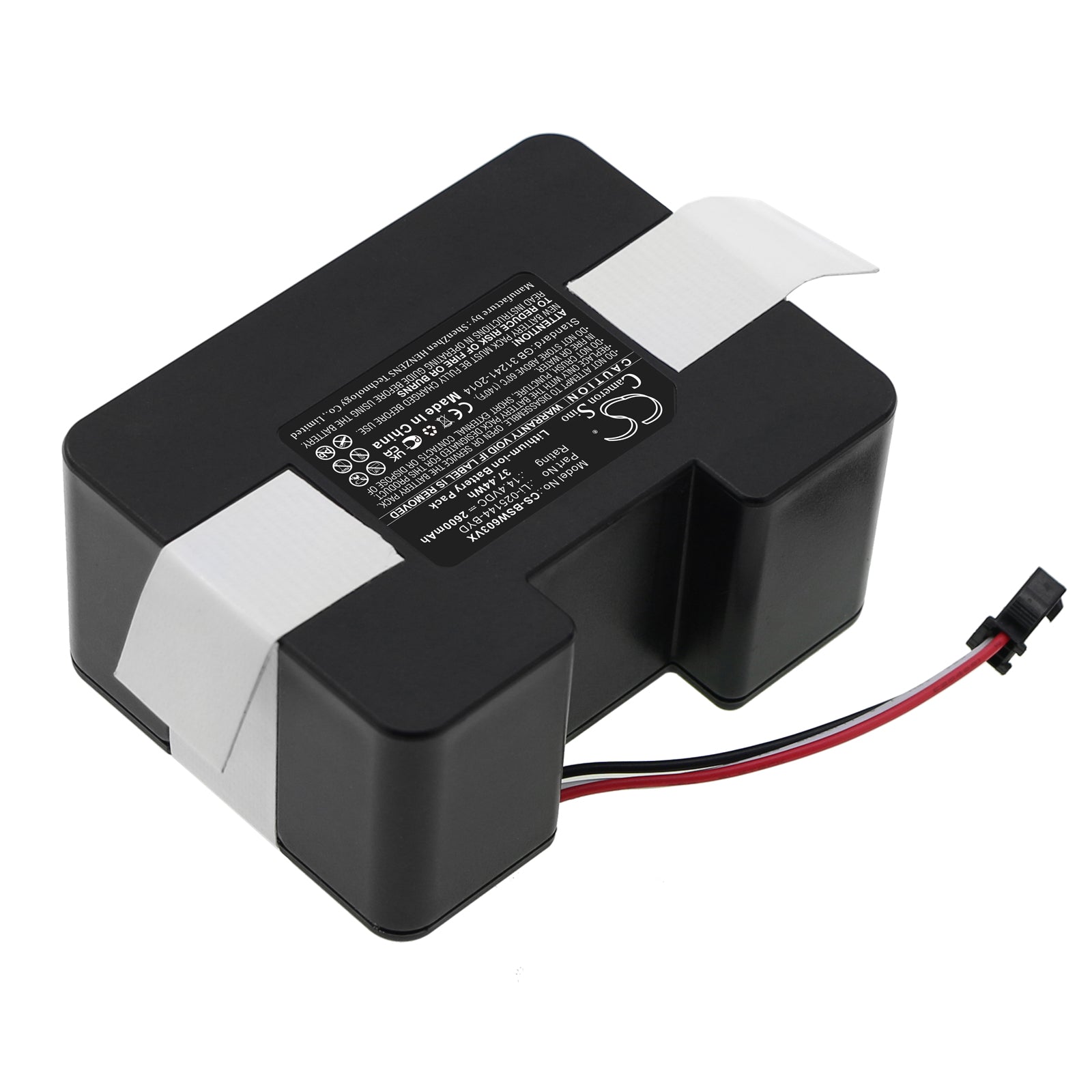 Li-ion, Vacuum Battery fits Bobsweep Sw603001, 14.4V, 2600mAh Vacuum Cameron Sino Technology Limited