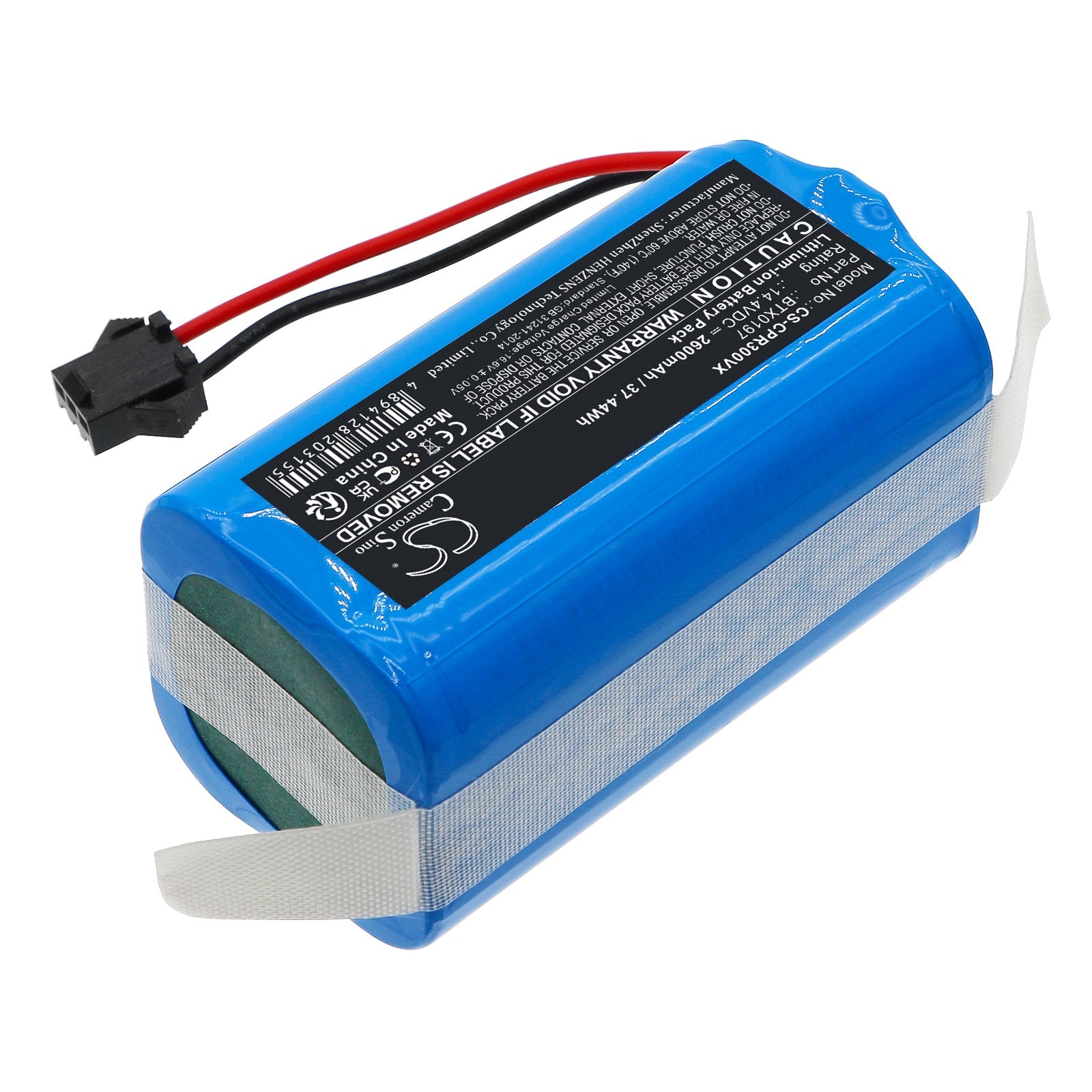 Li-ion, Vacuum Battery fits Concept Vr3000, Vr3100, 14.4V, 2600mAh Vacuum Cameron Sino Technology Limited