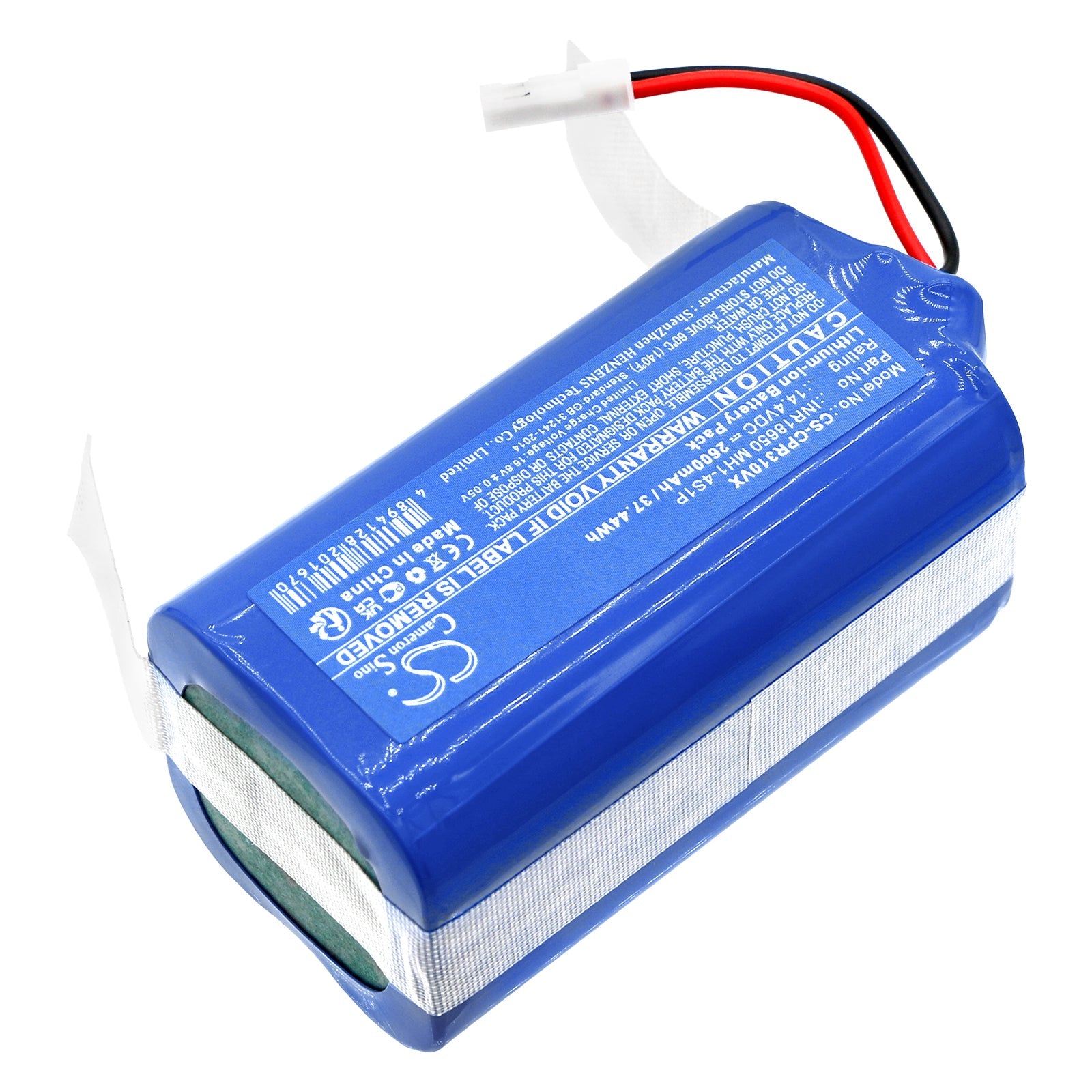 Li-ion, Vacuum Battery fits Concept Vr3000, Vr3110, 14.4V, 2600mAh Vacuum Cameron Sino Technology Limited