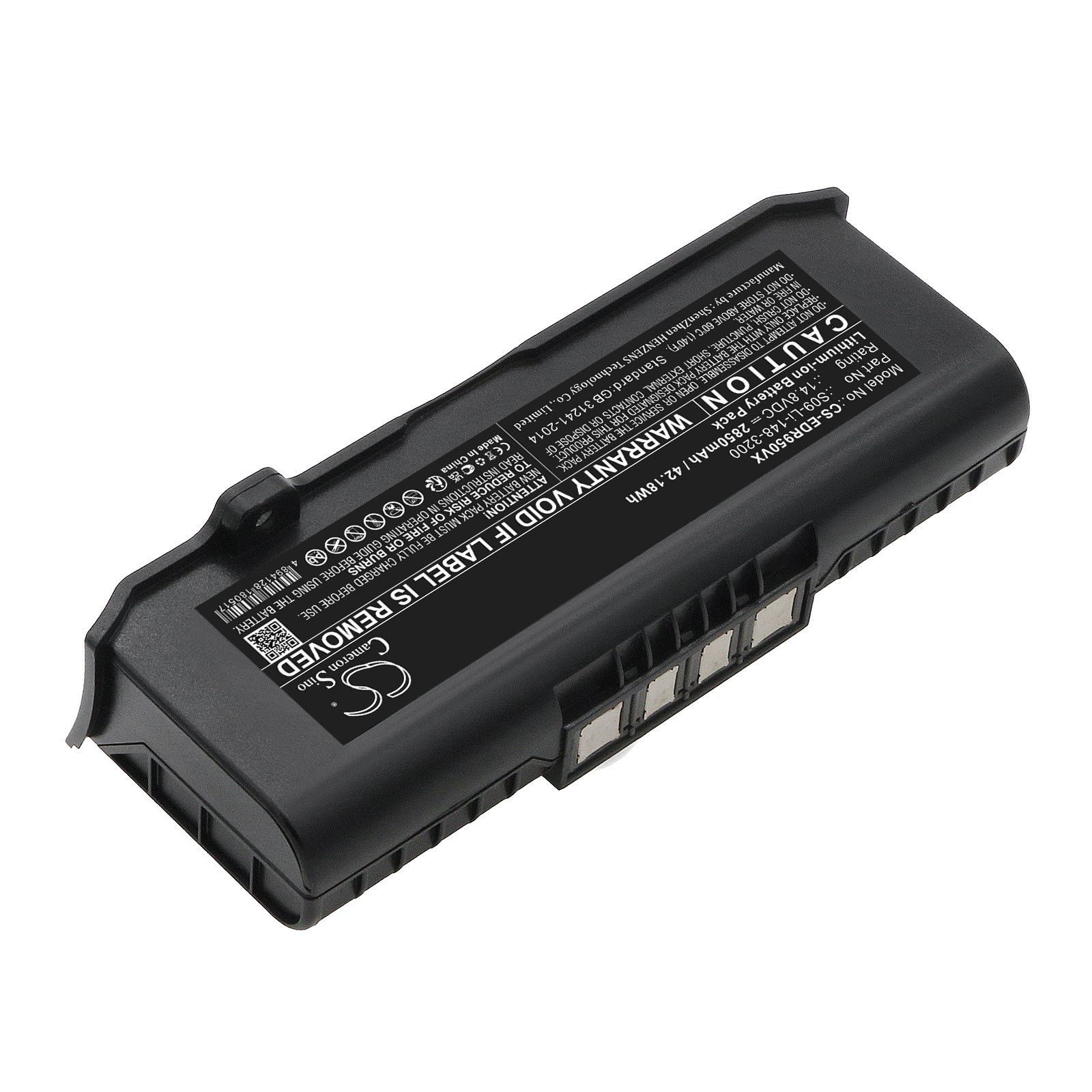 Li-ion, Vacuum Battery fits Ecovacs Deebot R95, Deebot R95 Mk Ii, 14.8V, 2850mAh Vacuum Cameron Sino Technology Limited