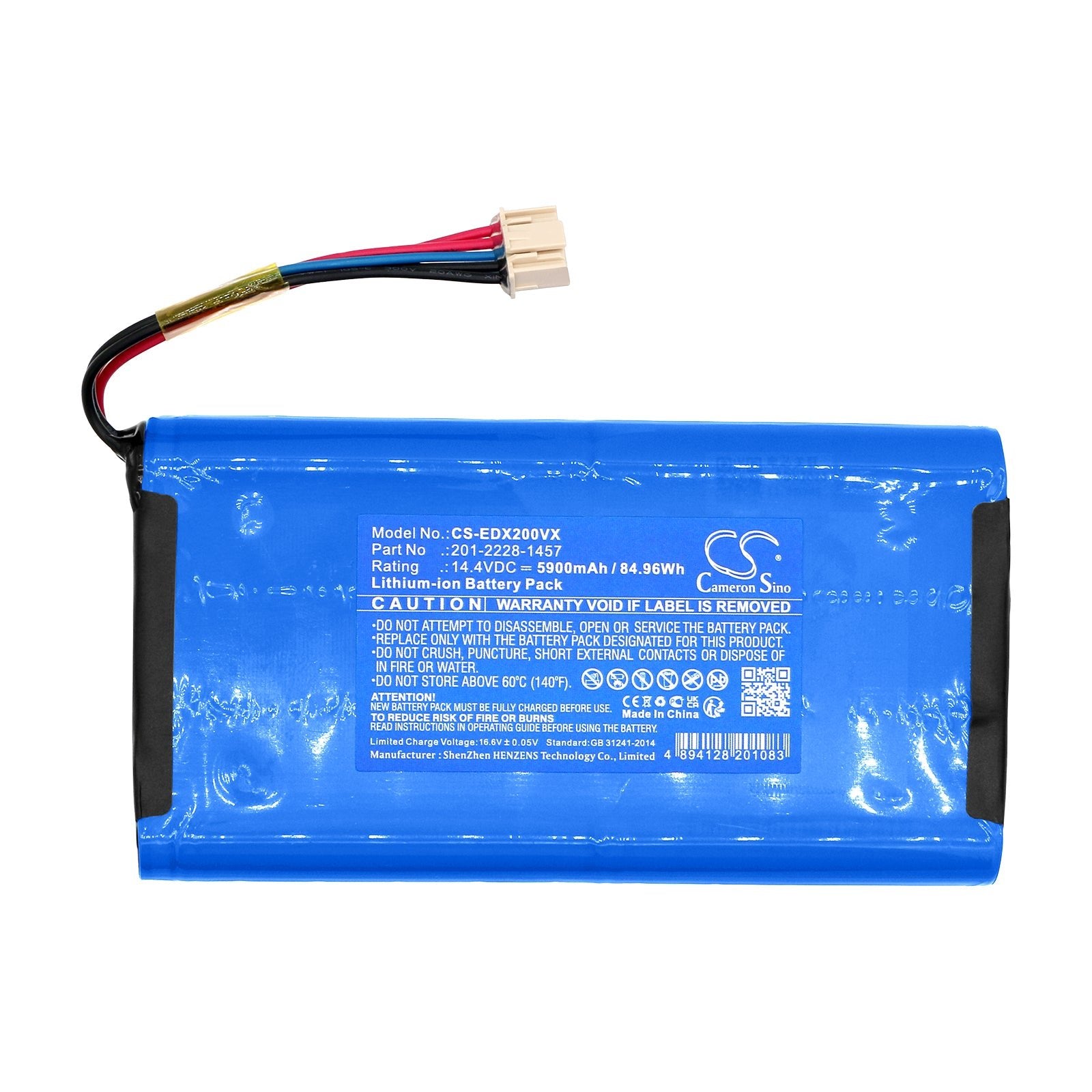Li-ion, Vacuum Battery fits Ecovacs Deebot X2 Omni, Dx2omni, 14.4V, 5900mAh Vacuum Cameron Sino Technology Limited