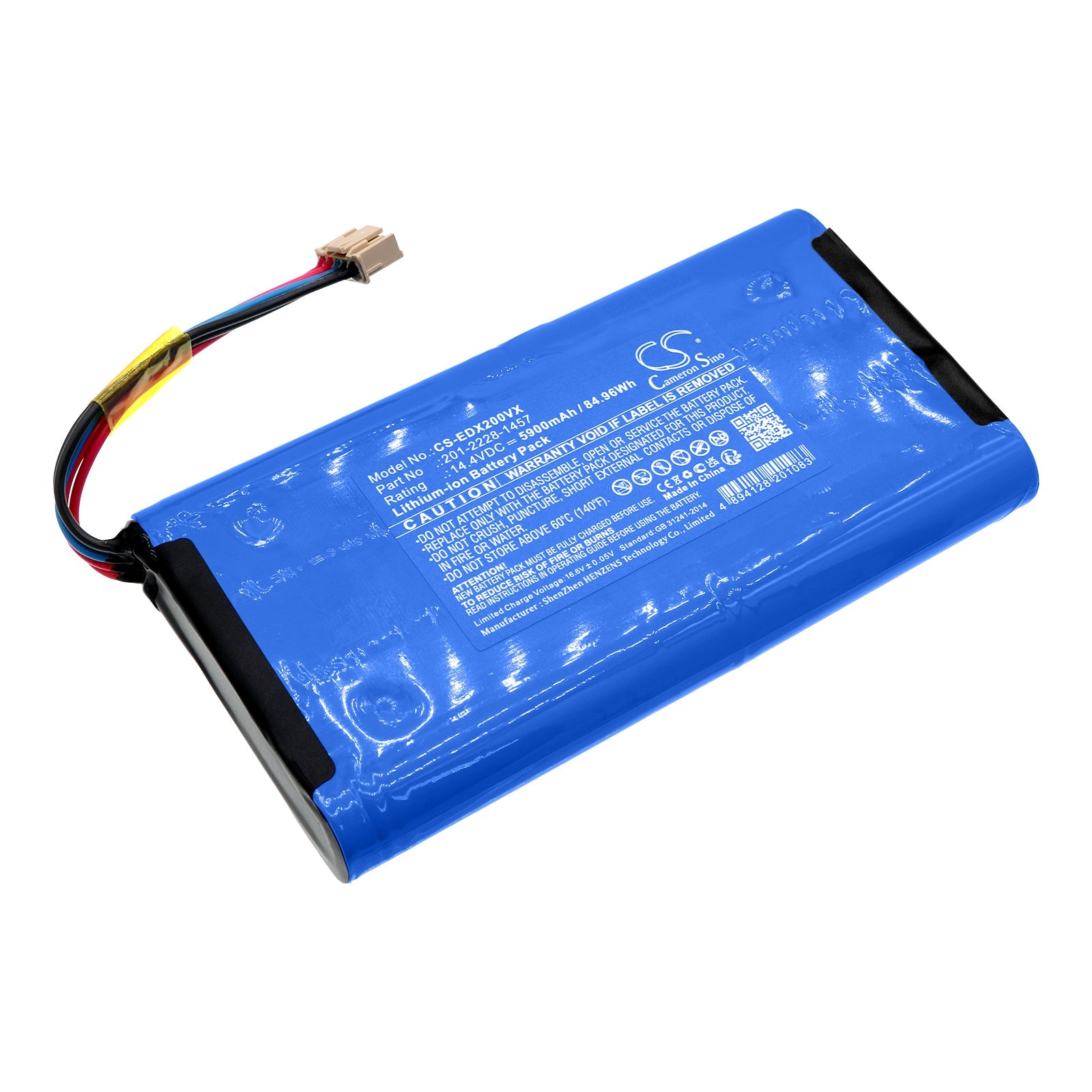 Li-ion, Vacuum Battery fits Ecovacs Deebot X2 Omni, Dx2omni, 14.4V, 5900mAh Vacuum Cameron Sino Technology Limited