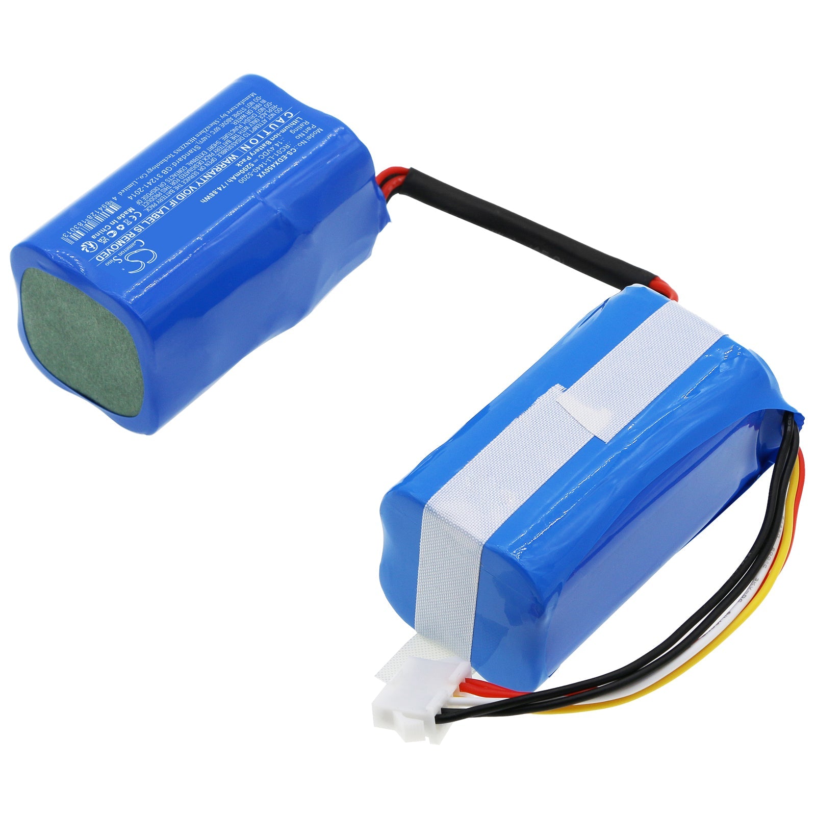 Li-ion, Vacuum Battery fits Ecovacs Dvx45, N9, 14.4V, 5200mAh Vacuum Cameron Sino Technology Limited