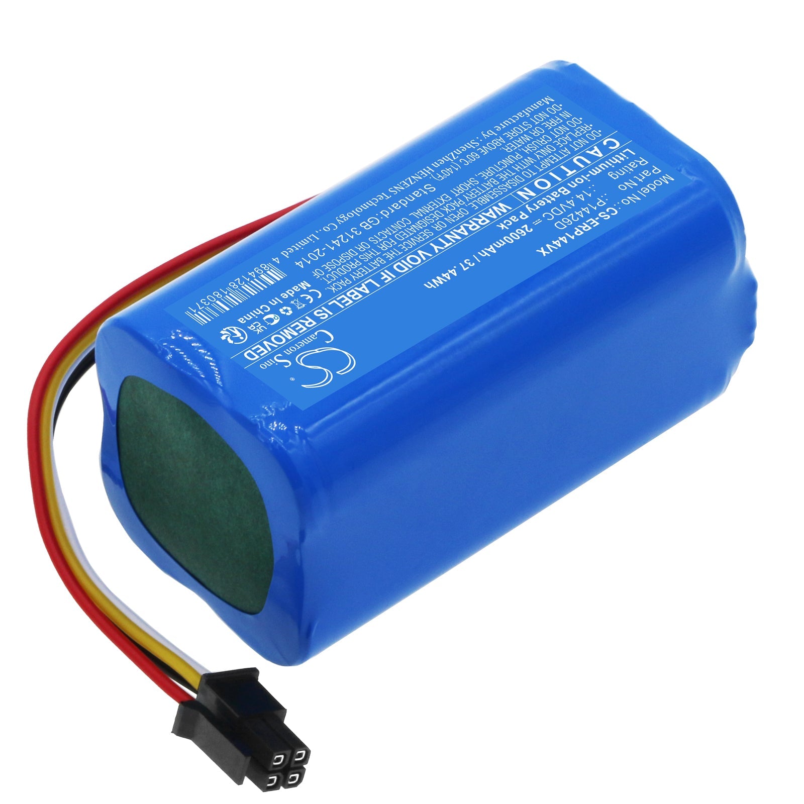 Li-ion, Vacuum Battery fits Eureka Groove Robot Vacuum, 14.4V, 2600mAh Vacuum Cameron Sino Technology Limited