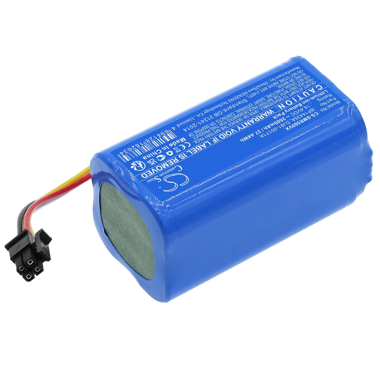 Li-ion, Vacuum Battery fits Eureka I5, Ursus Trotter Excellenza 2000, 14.4V, 2600mAh Vacuum Cameron Sino Technology Limited