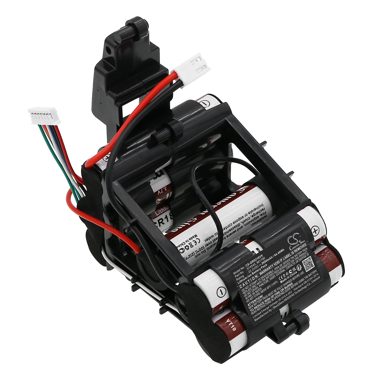 Li-ion, Vacuum Battery fits Gorenje 568211, 728268, 22.2V, 2000mAh Vacuum Cameron Sino Technology Limited