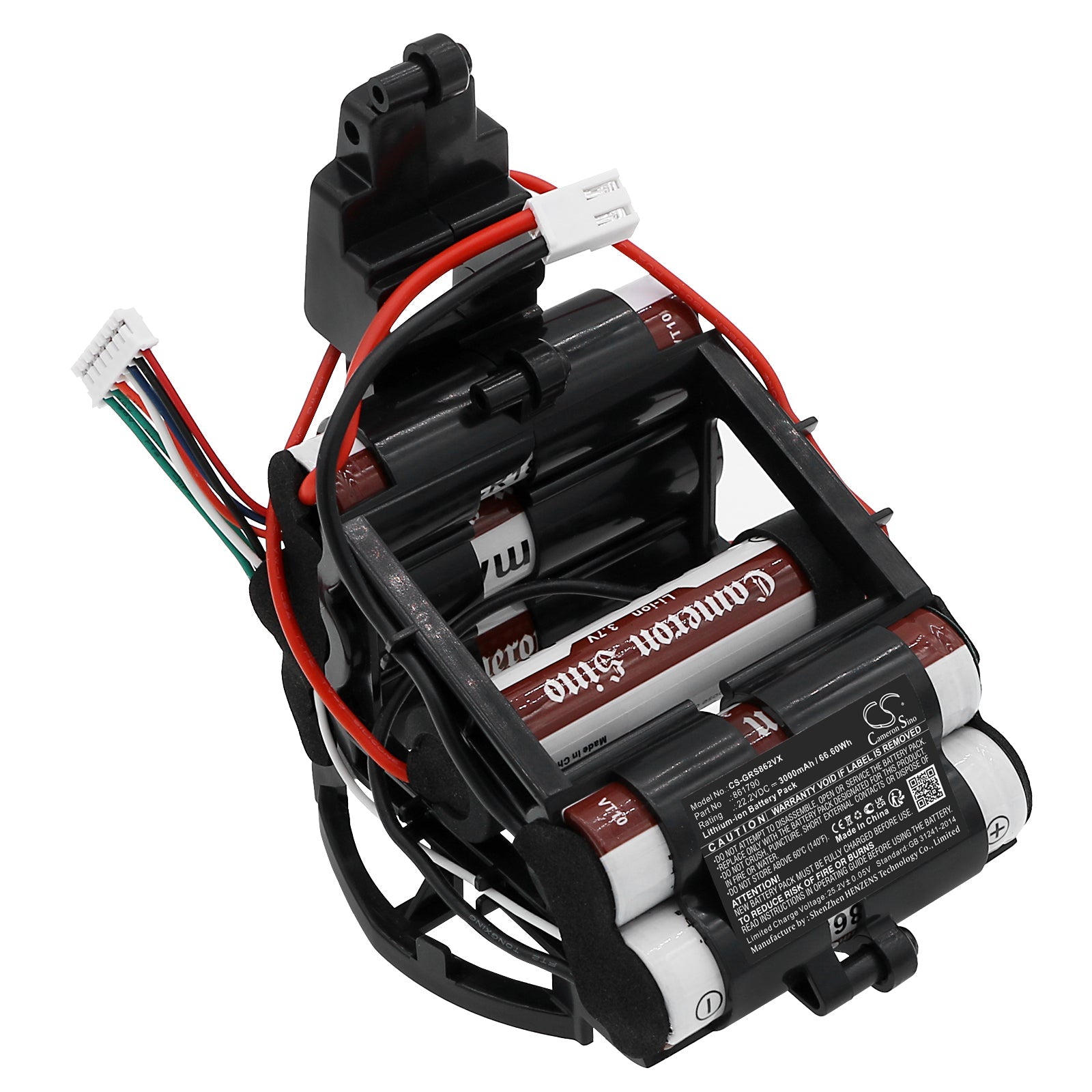 Li-ion, Vacuum Battery fits Gorenje Svc216fbks, Svc216fgd, 22.2V, 3000mAh Vacuum Cameron Sino Technology Limited