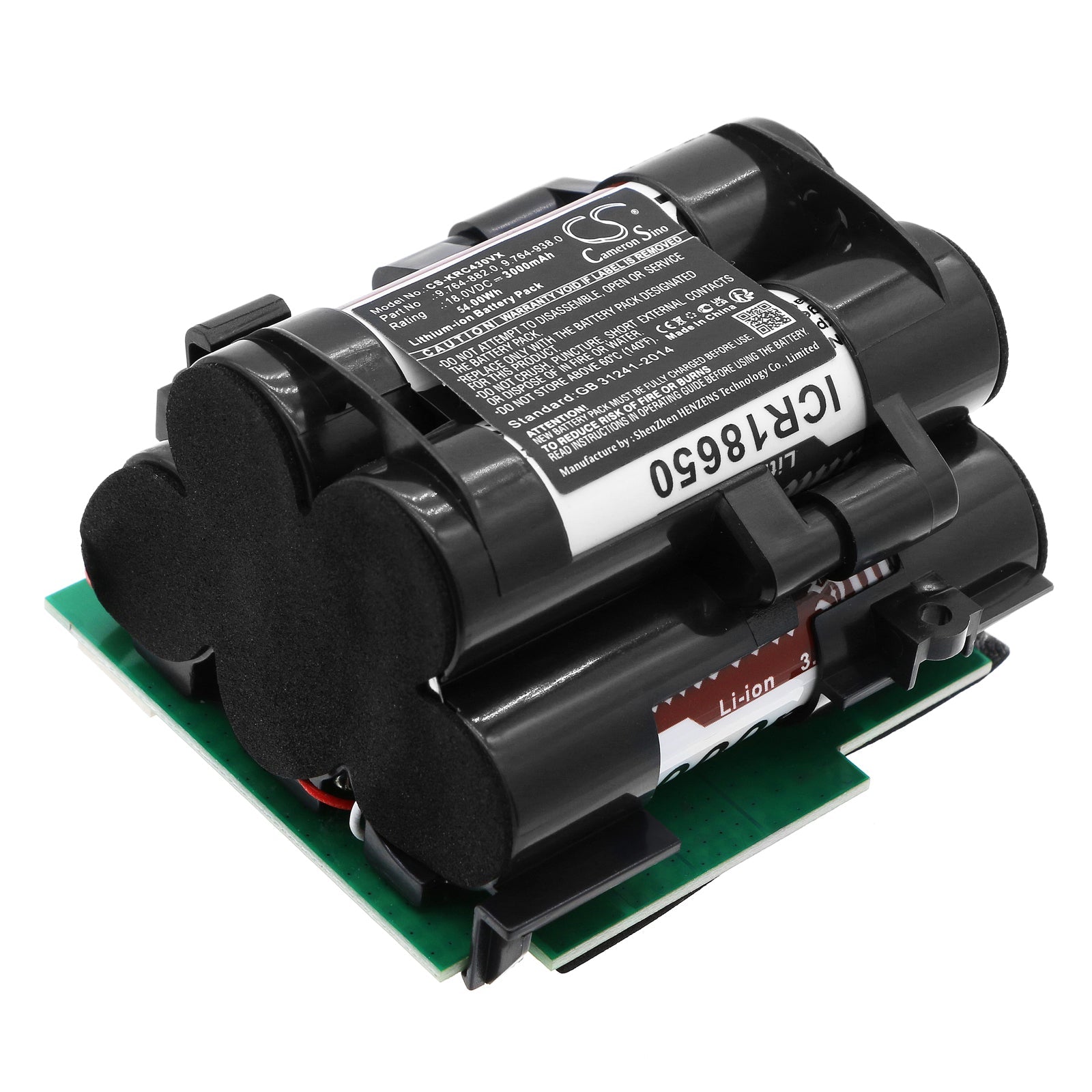 Li-ion, Vacuum Battery fits Karcher 064200, Vc 4i, 18.0V, 3000mAh Vacuum Cameron Sino Technology Limited